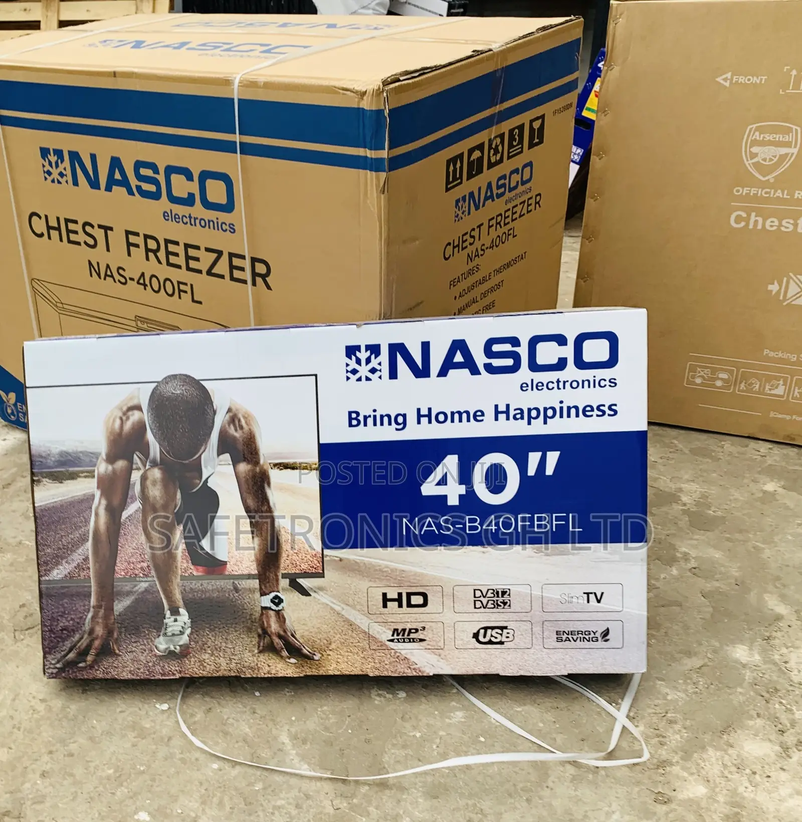 Extremely Affordable Nasco 43 Inch Satellite Digital Led TV