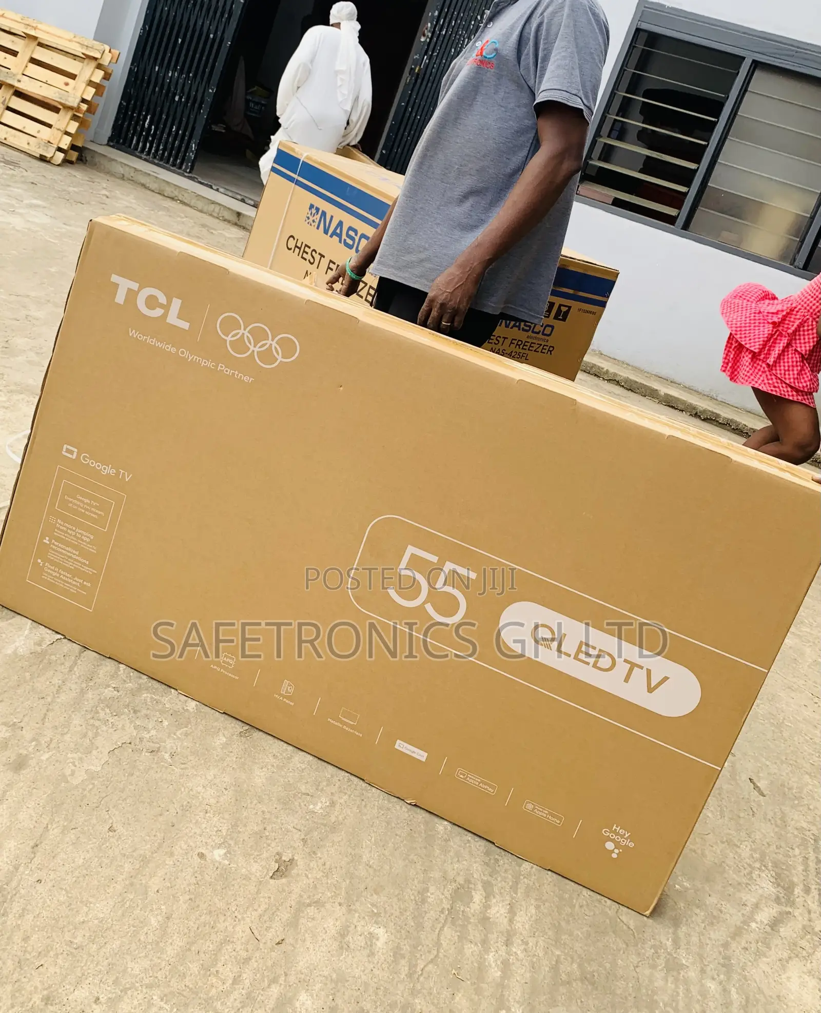 Newly in Stock TCL 55′′ QLED Smart Google TV 55C645