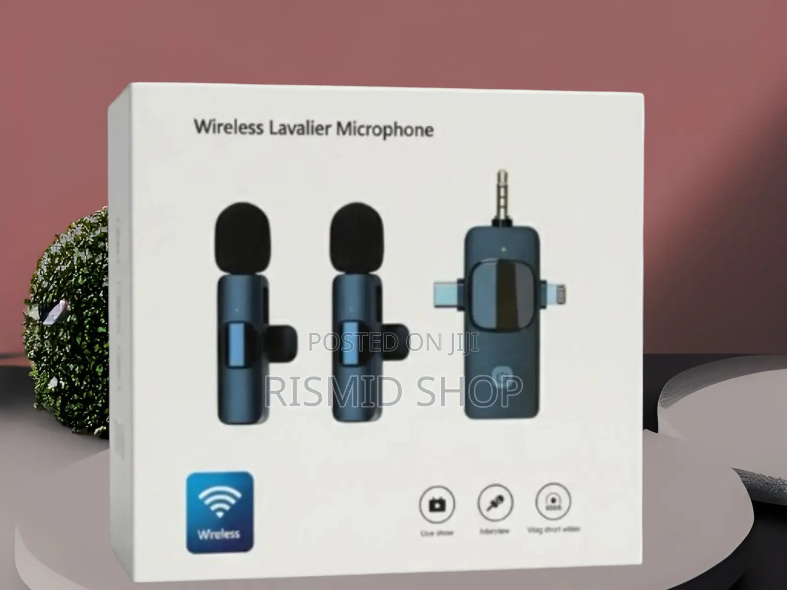 Advanced 3-in-1 Wireless Lavalier Mic for Recording