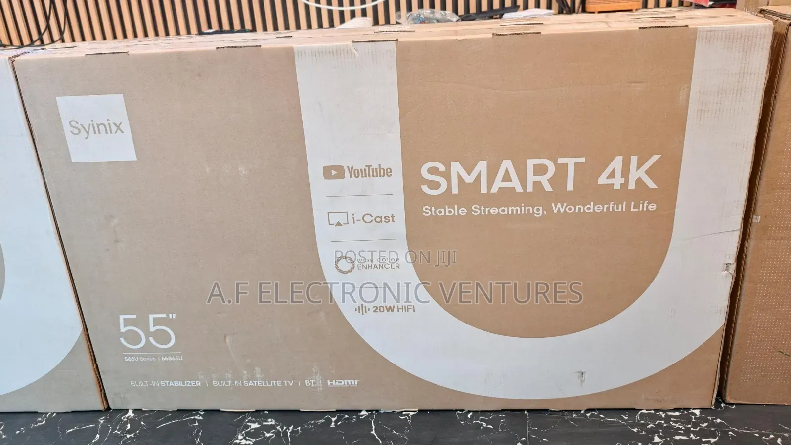 Syinix 55-Inch Android Smart TV
