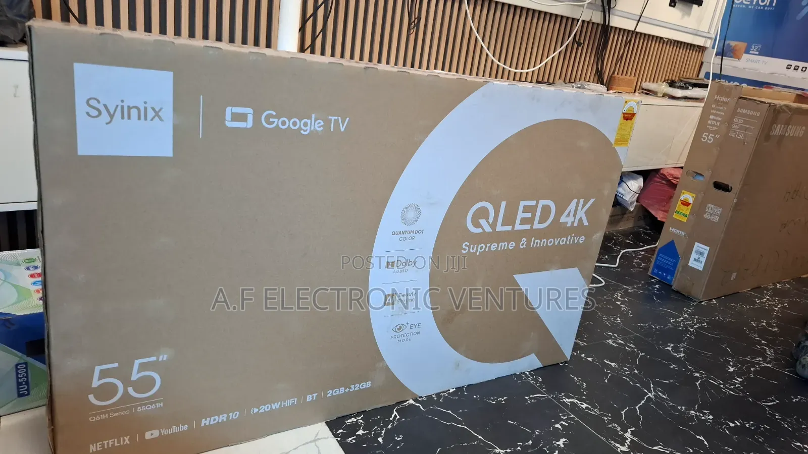 Syinix 55-Inch Android Smart TV