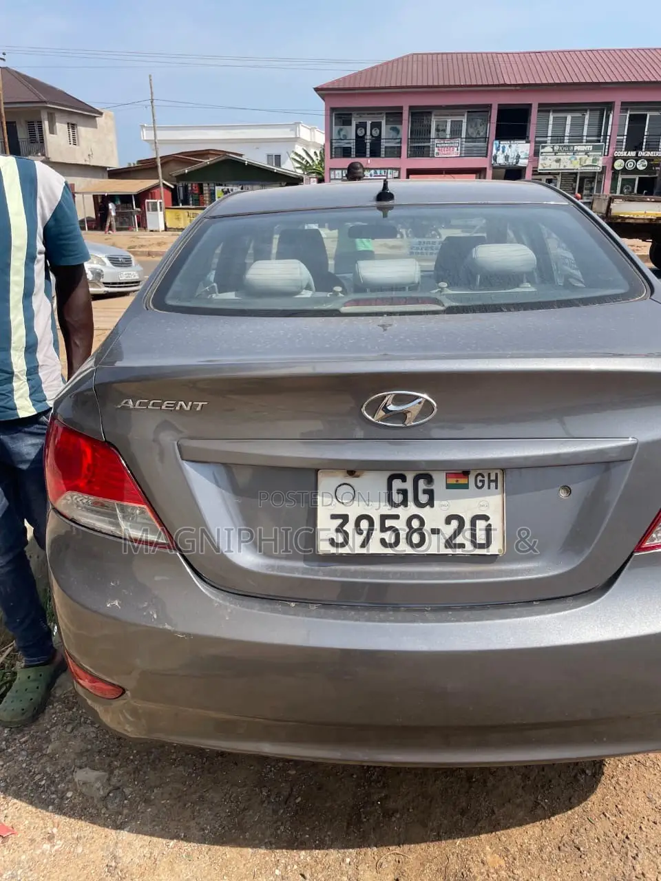 Hyundai Accent GLS 4dr Sedan (1.6L 4cyl 6A) 2014 Gray