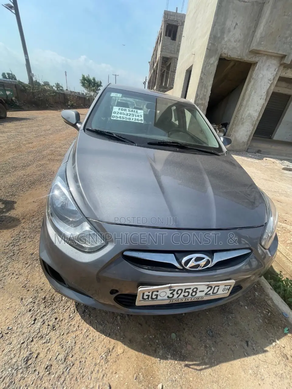 Hyundai Accent GLS 4dr Sedan (1.6L 4cyl 6A) 2014 Gray