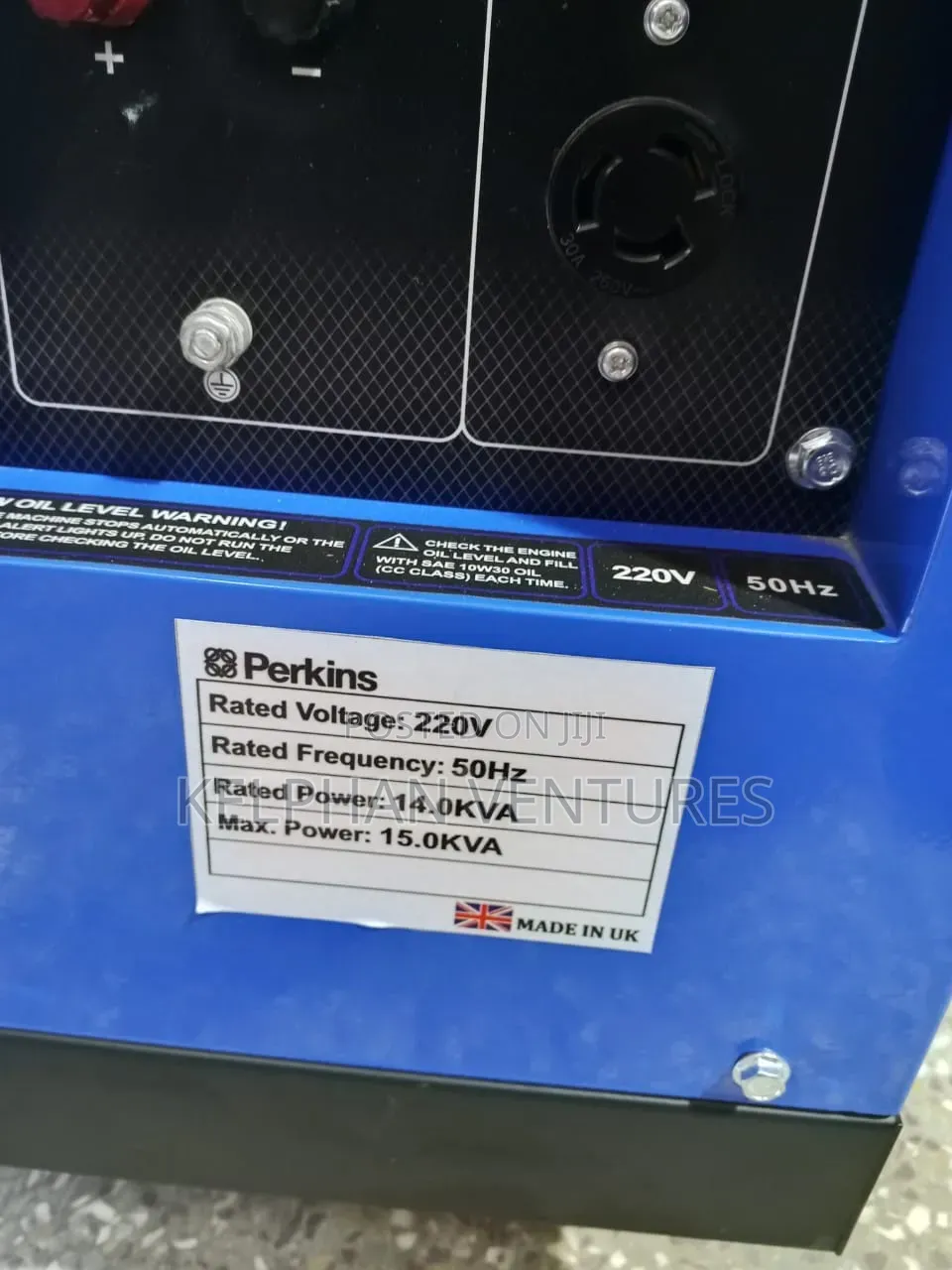 Original UK Perkins 15KVA Diesel Silent Generator