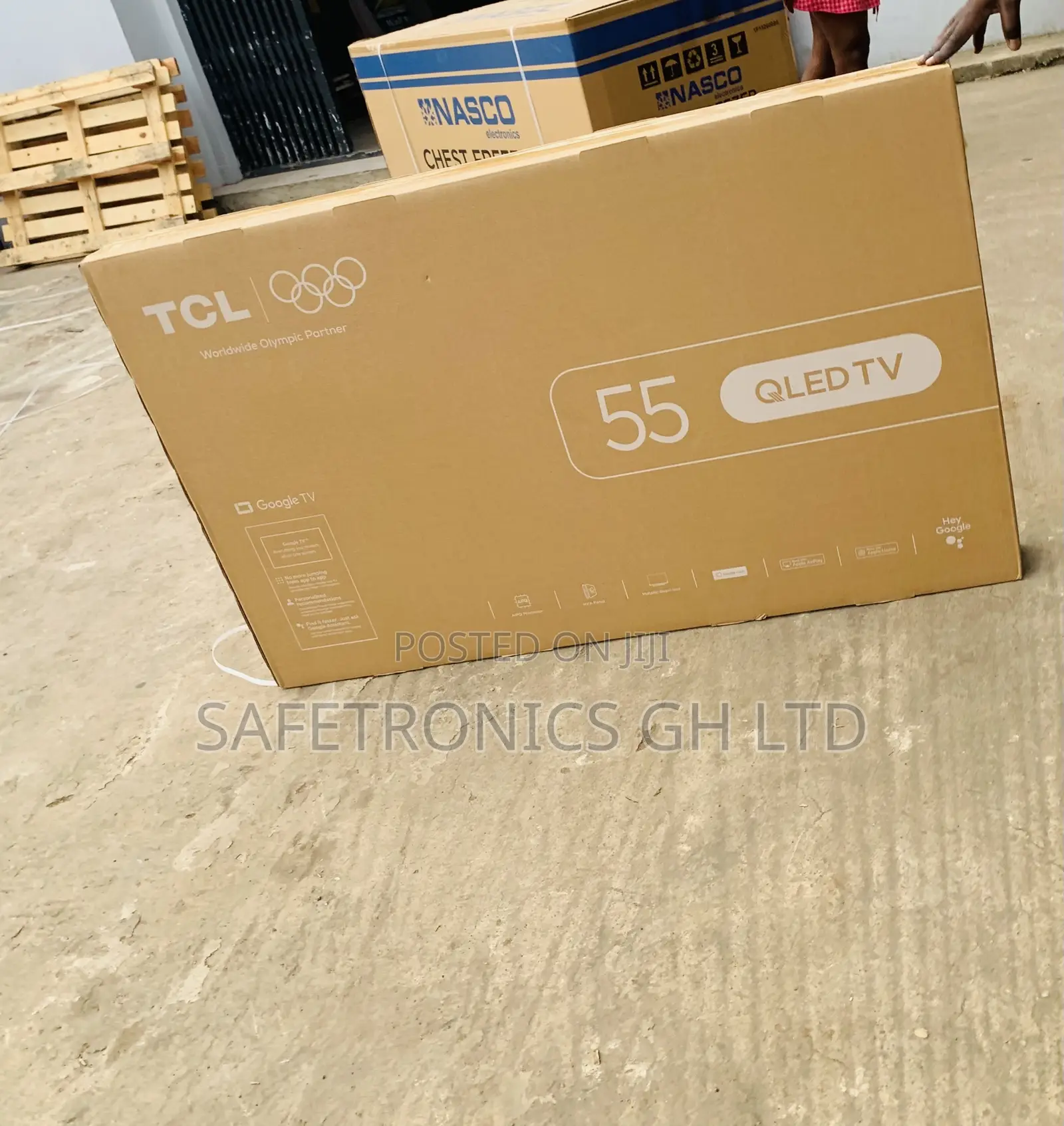 Newest Update TCL 55′′ QLED Smart Google TV 55C645