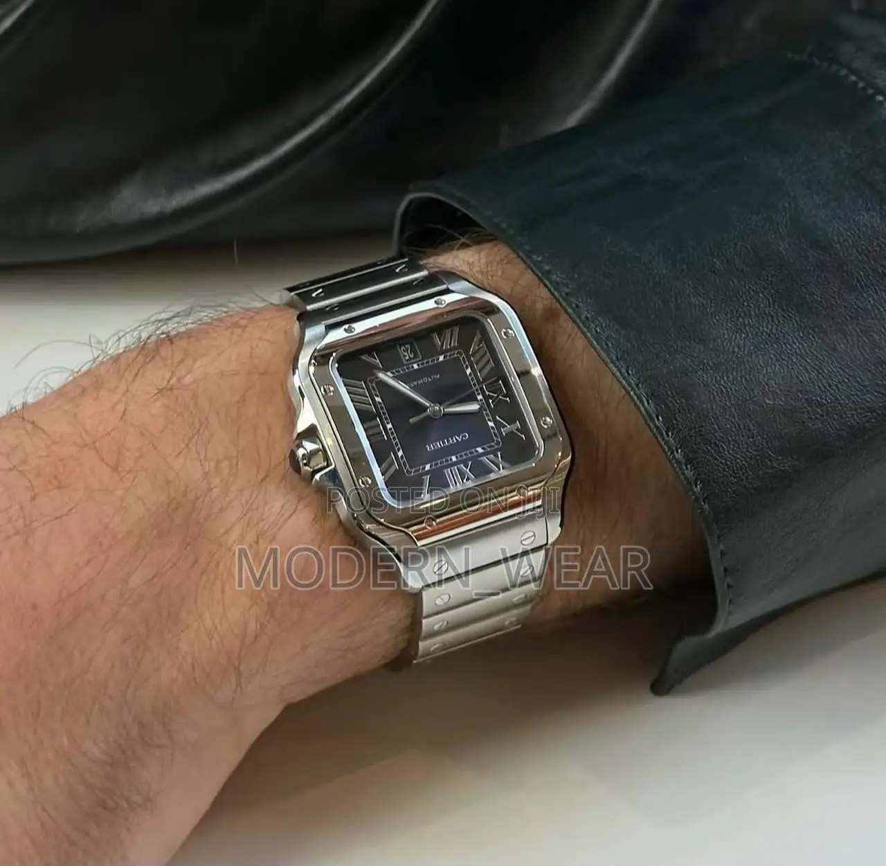 Cartier Santos Blue