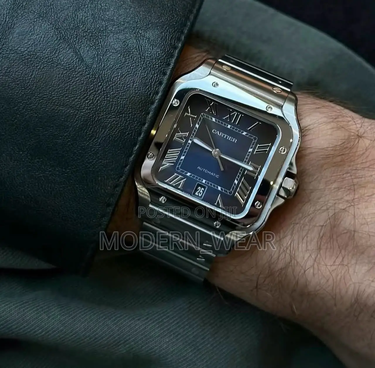 Cartier Santos Blue