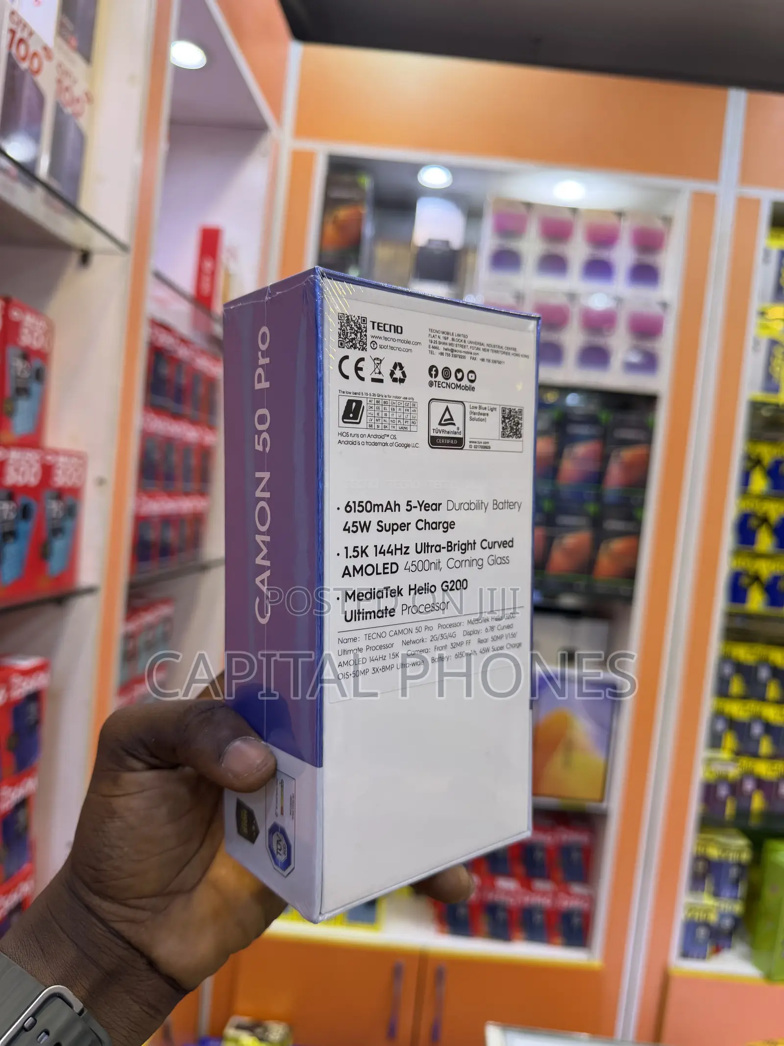 New Tecno Camon 50 Pro 256 GB Green
