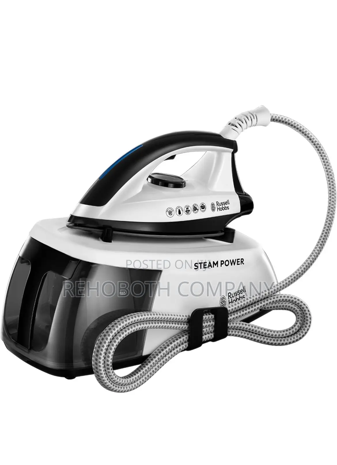 Russell Hobbs Steam Generator Iron, 2400W, Black and White