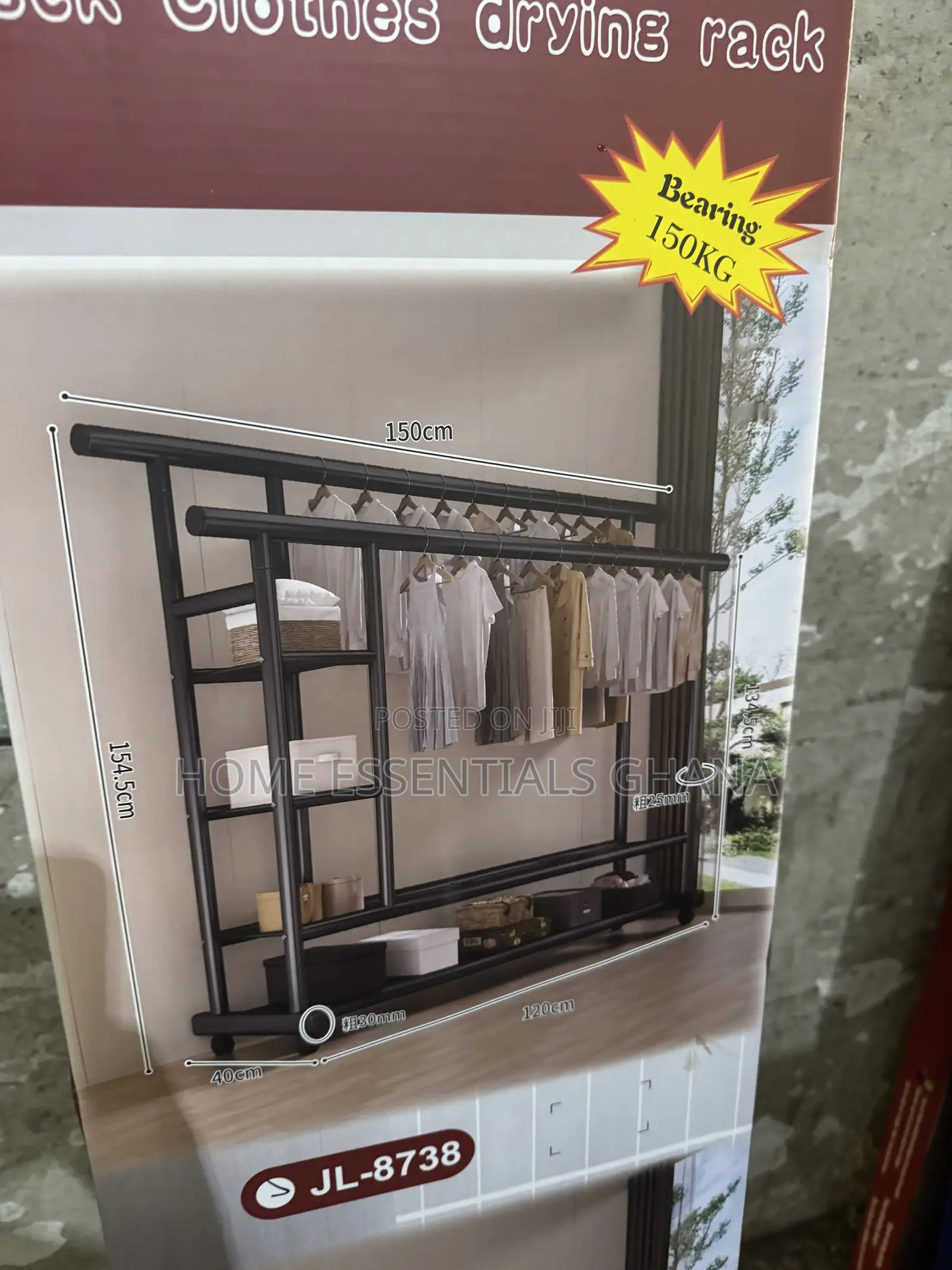 Heavy-Duty Metallic Clothes Hanger
