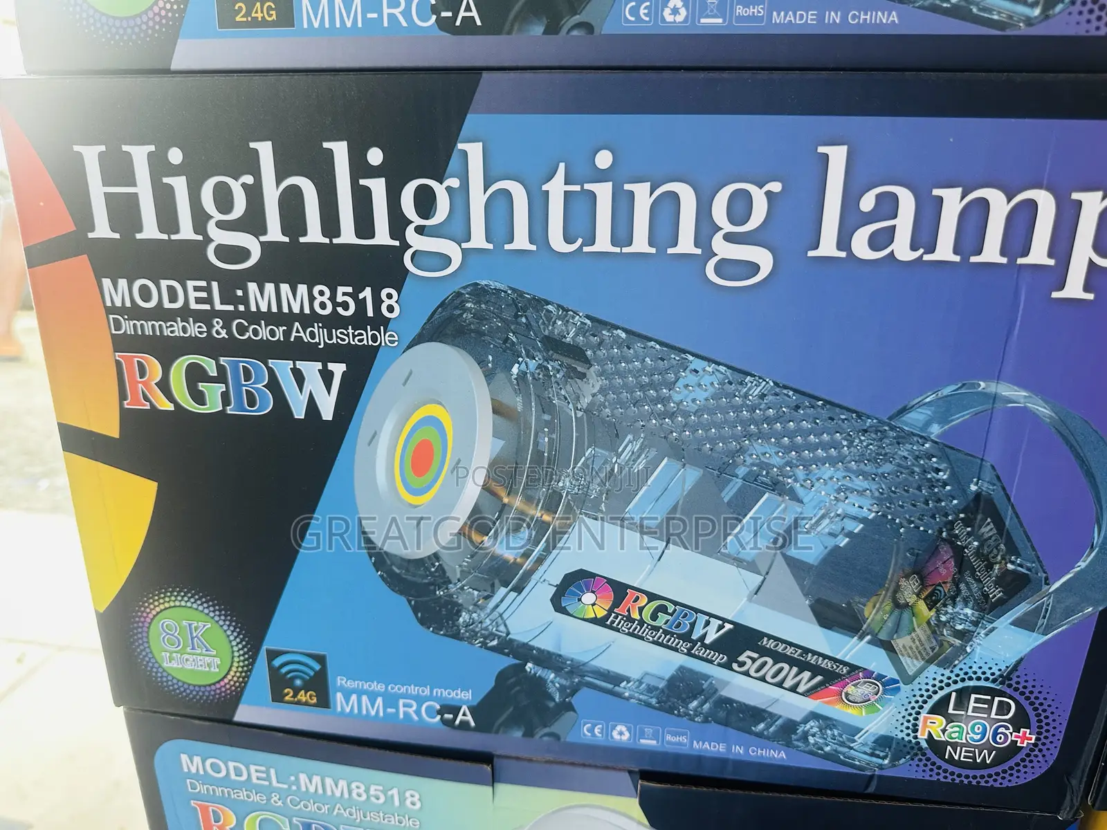 Mm8518 500w RGBW Cob Led Studio Light