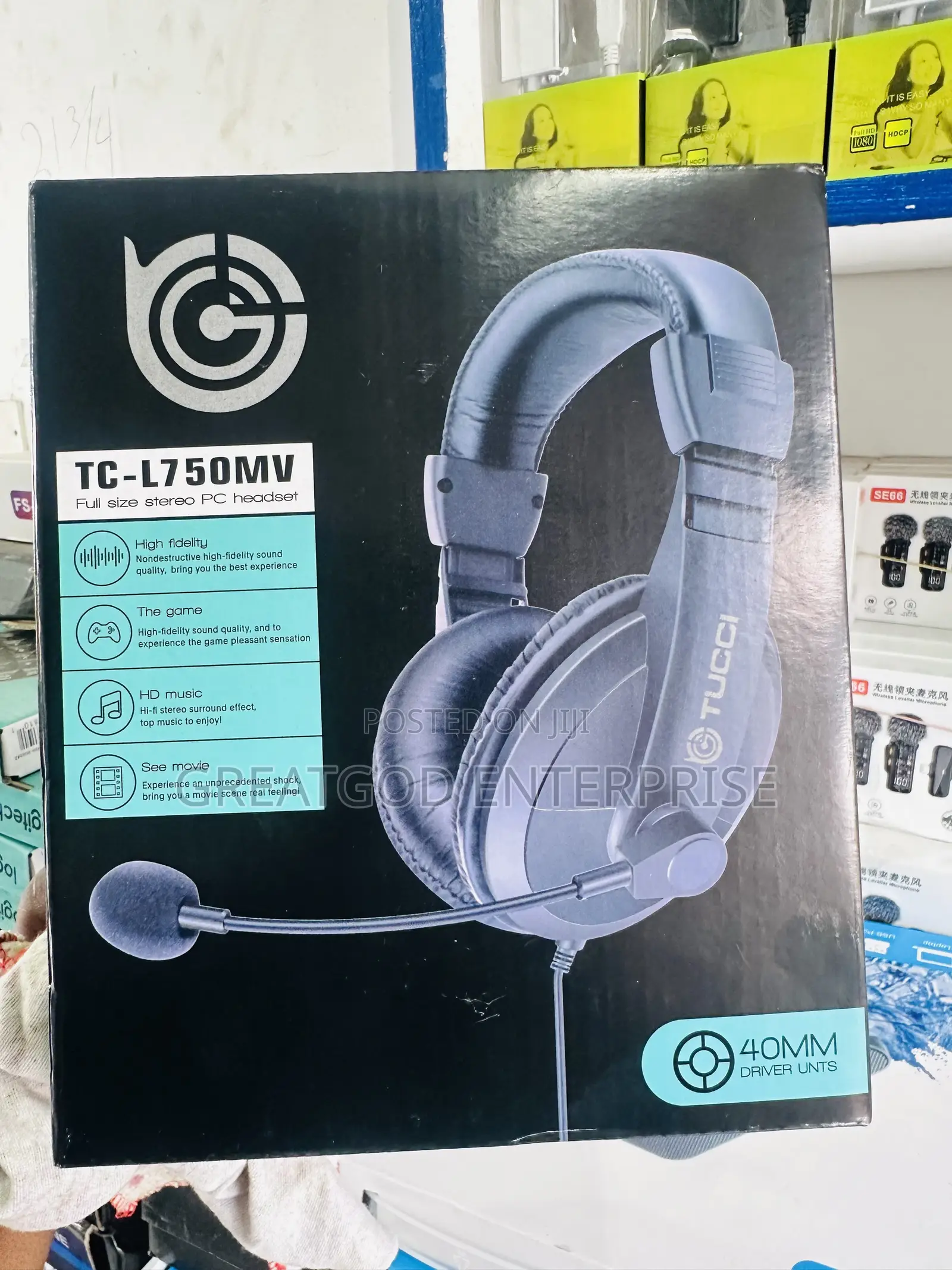 Tucci TC-L750MV Stereo PC Headset