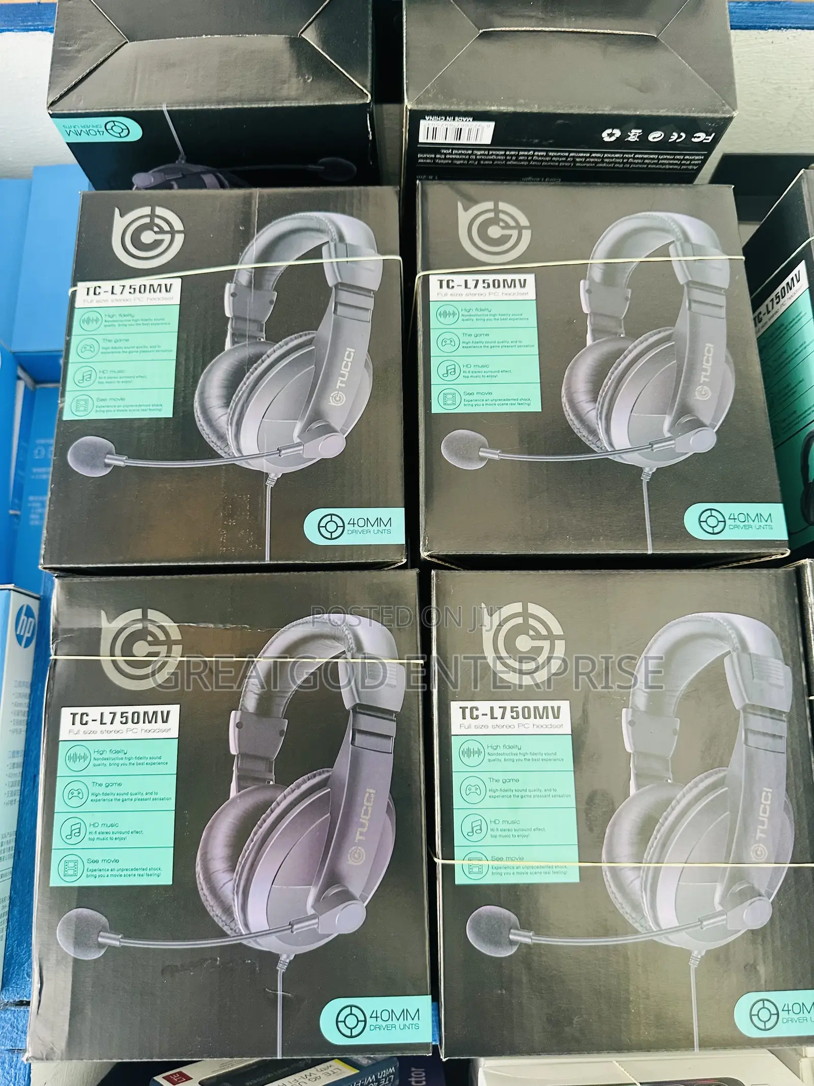 Tucci TC-L750MV Stereo PC Headset
