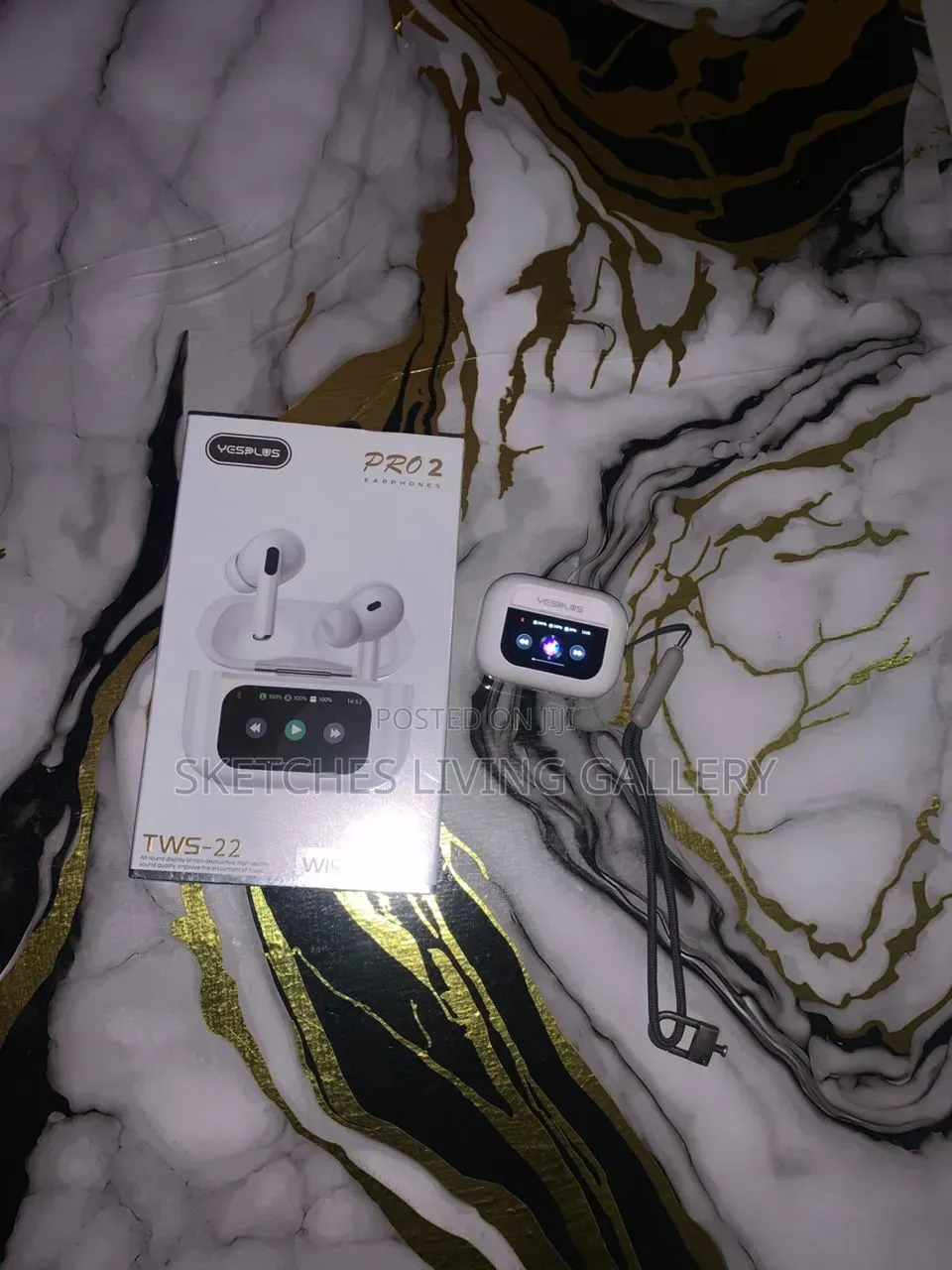 YESPLUS Smart Touch LCD Earbuds - Smart Sound, Stylish Design!