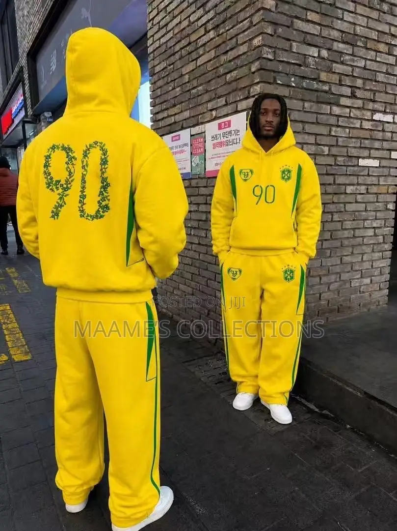 Men’s 90 Graphic Hoodie Jogger Tracksuit Set