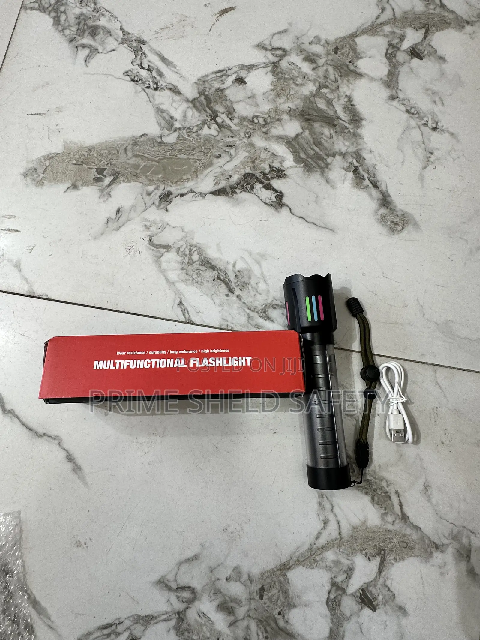 Multifunctional Rechargeable LED Flashlight