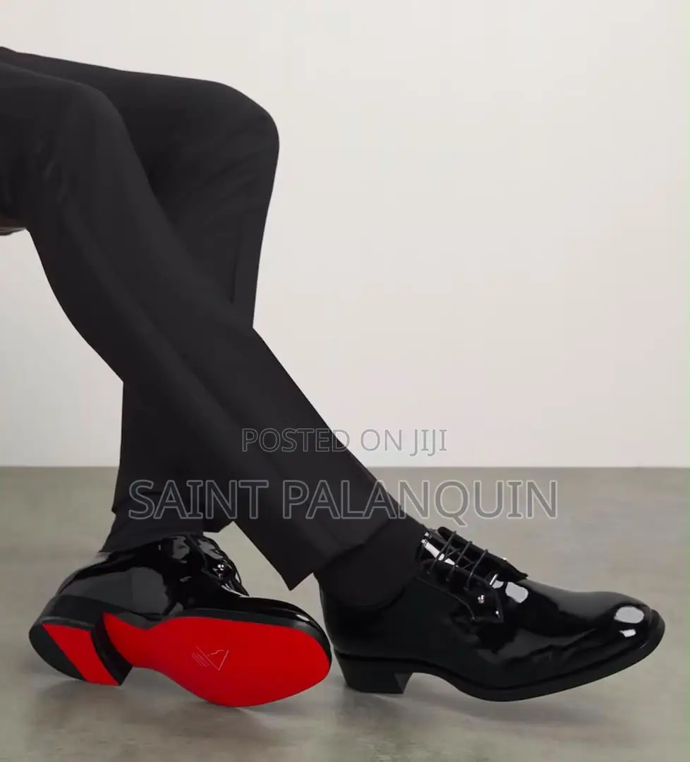 Pair of Christian Louboutin Chambeliss Patent Calfskin Oxford