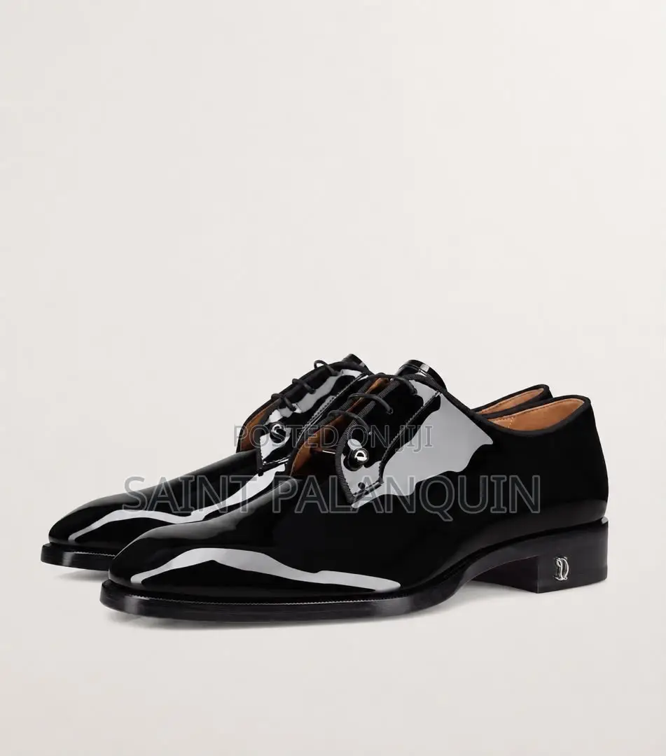 Pair of Christian Louboutin Chambeliss Patent Calfskin Oxford