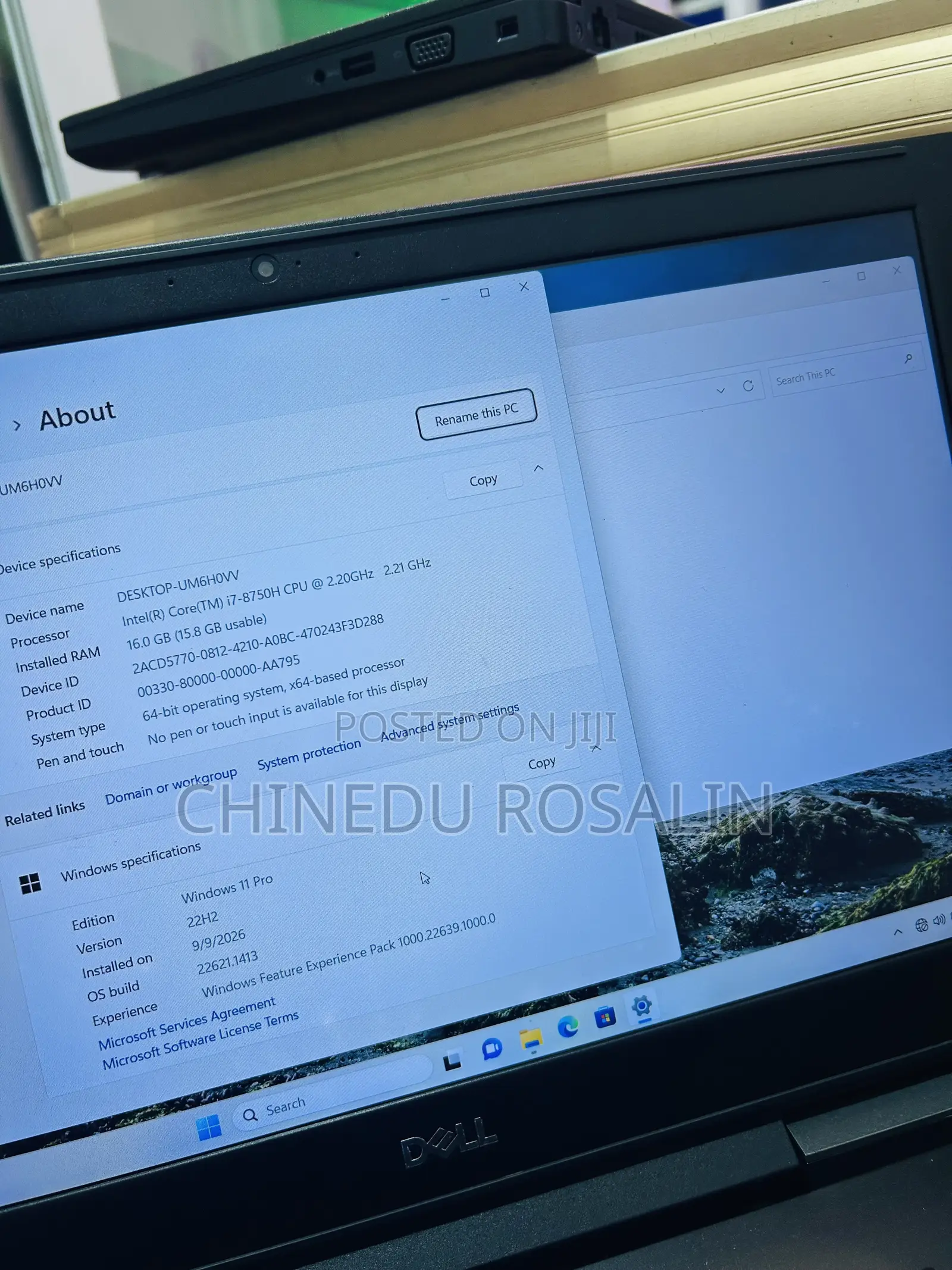 Laptop Dell G5 15 5587 16GB Intel Core i7 SSD 512GB