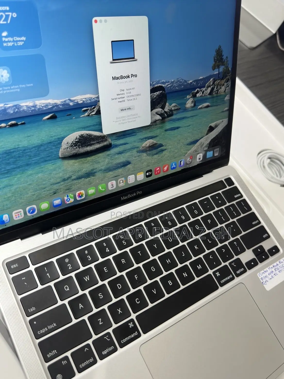 Laptop Apple MacBook Pro 2021 M1 8GB Apple M1 SSD 256GB