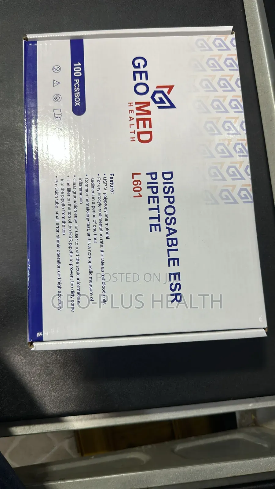 Disposable ESR Pipette