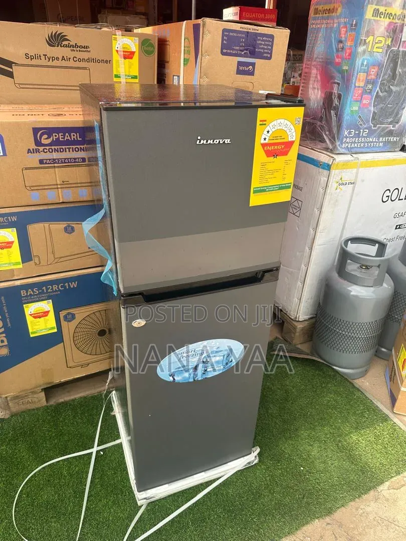 Innova Quality Double Door Fridge 136 Litres