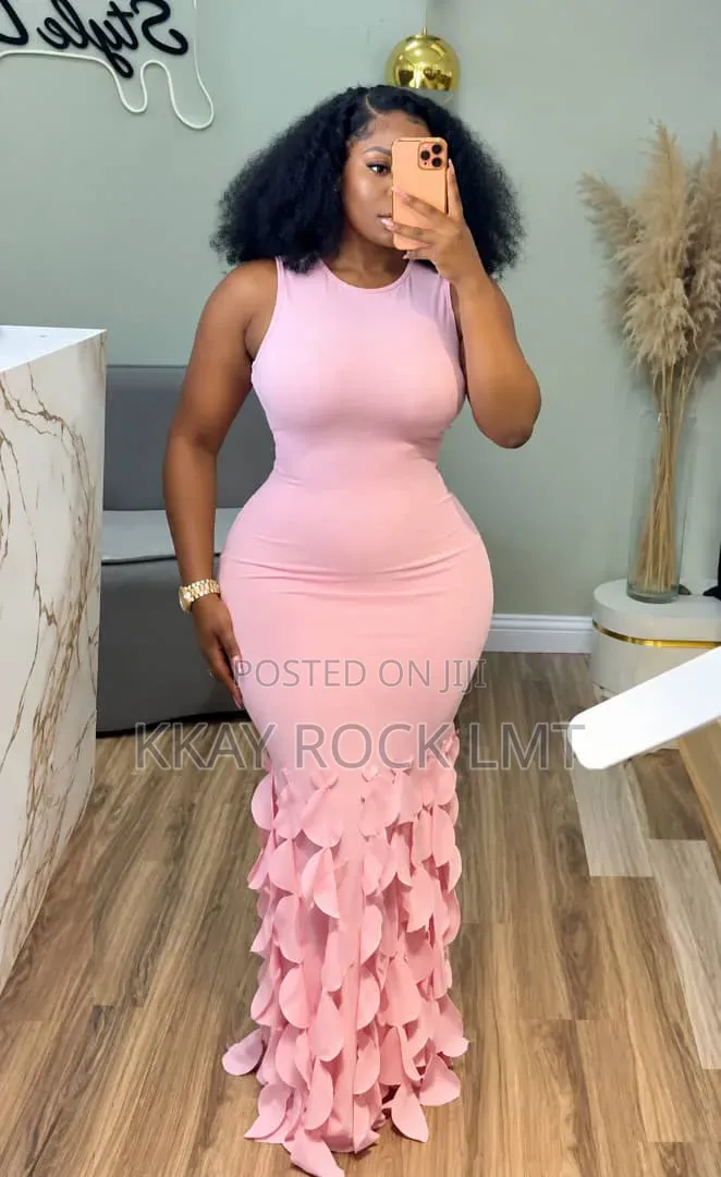 Bodycon Pink Party Dress