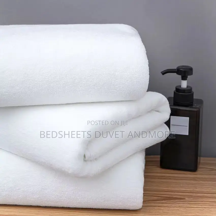 Luxurious White Bath Towels
