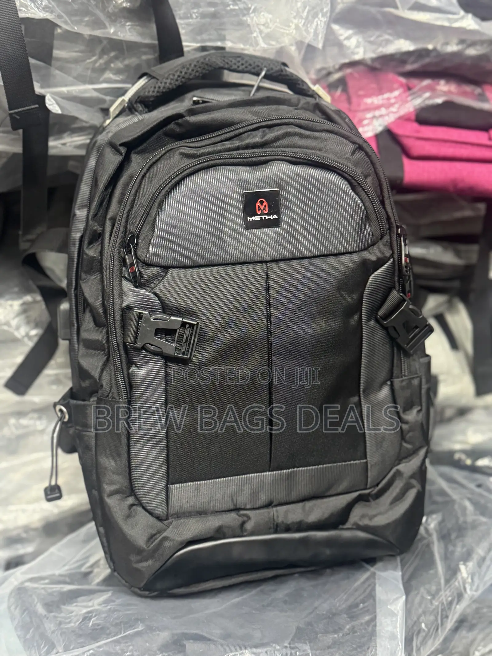 Premium Quality Metha USB Backpack With Laptop Compartment.