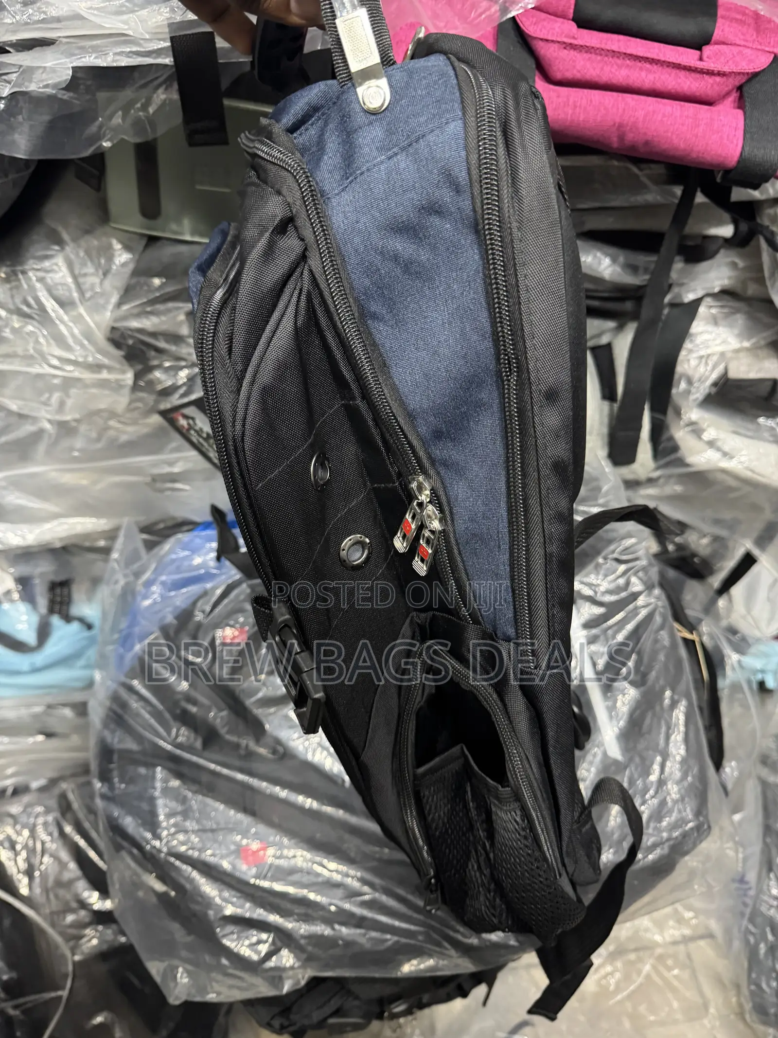 Original Quality Swiss Gear Backpack With Rain Coat Cover USB Bag