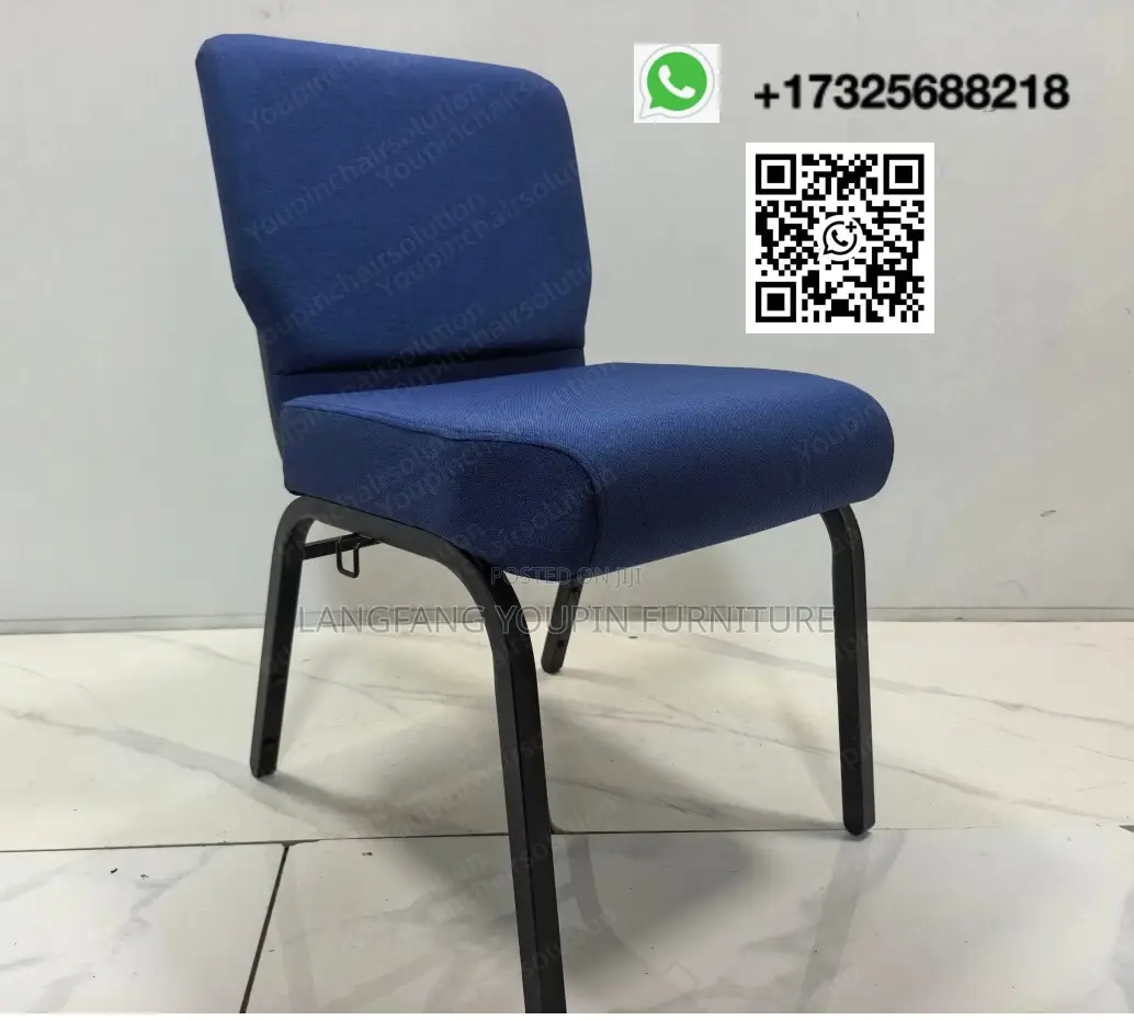 Brand New Church Chair, Stackable, for Church Congregation