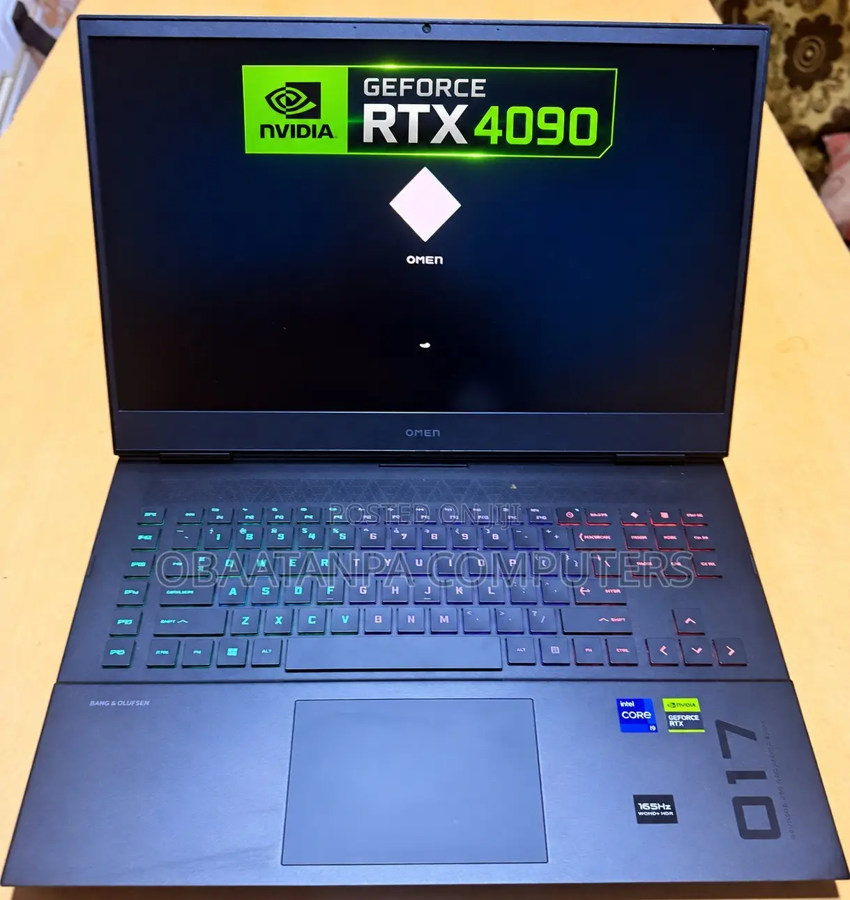 New Laptop HP Omen 17 32GB Intel SSD 1T