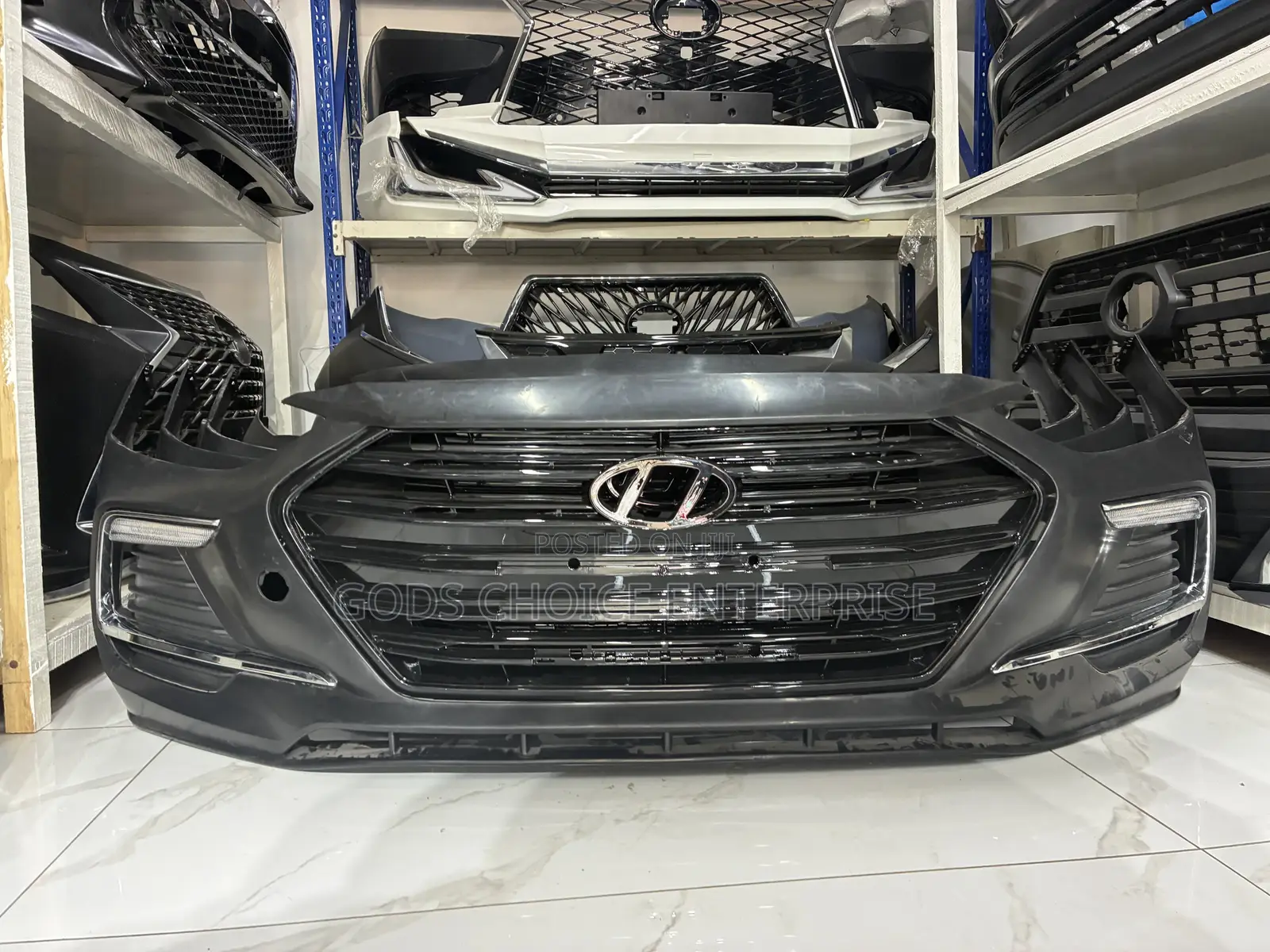 Complete Front Bumper Elantra 2016-2017-2018-