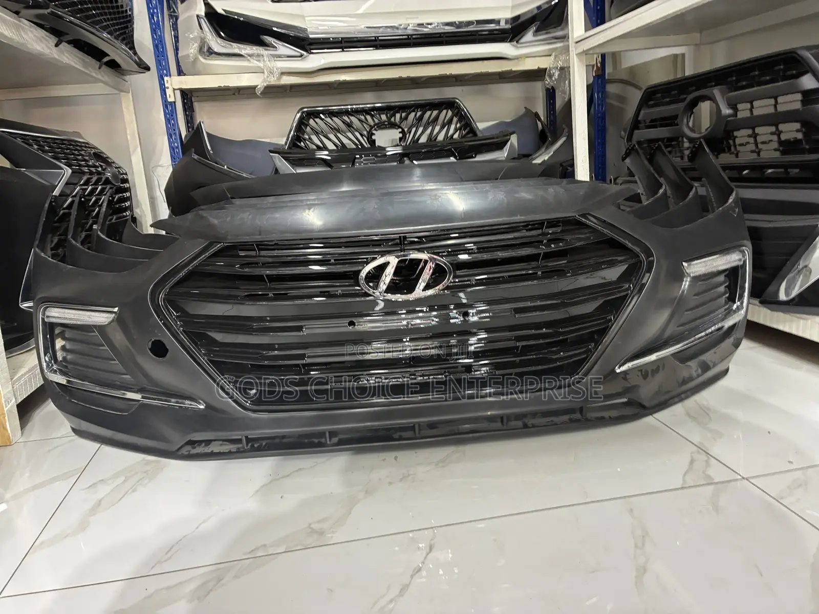 Complete Front Bumper Elantra 2016-2017-2018-