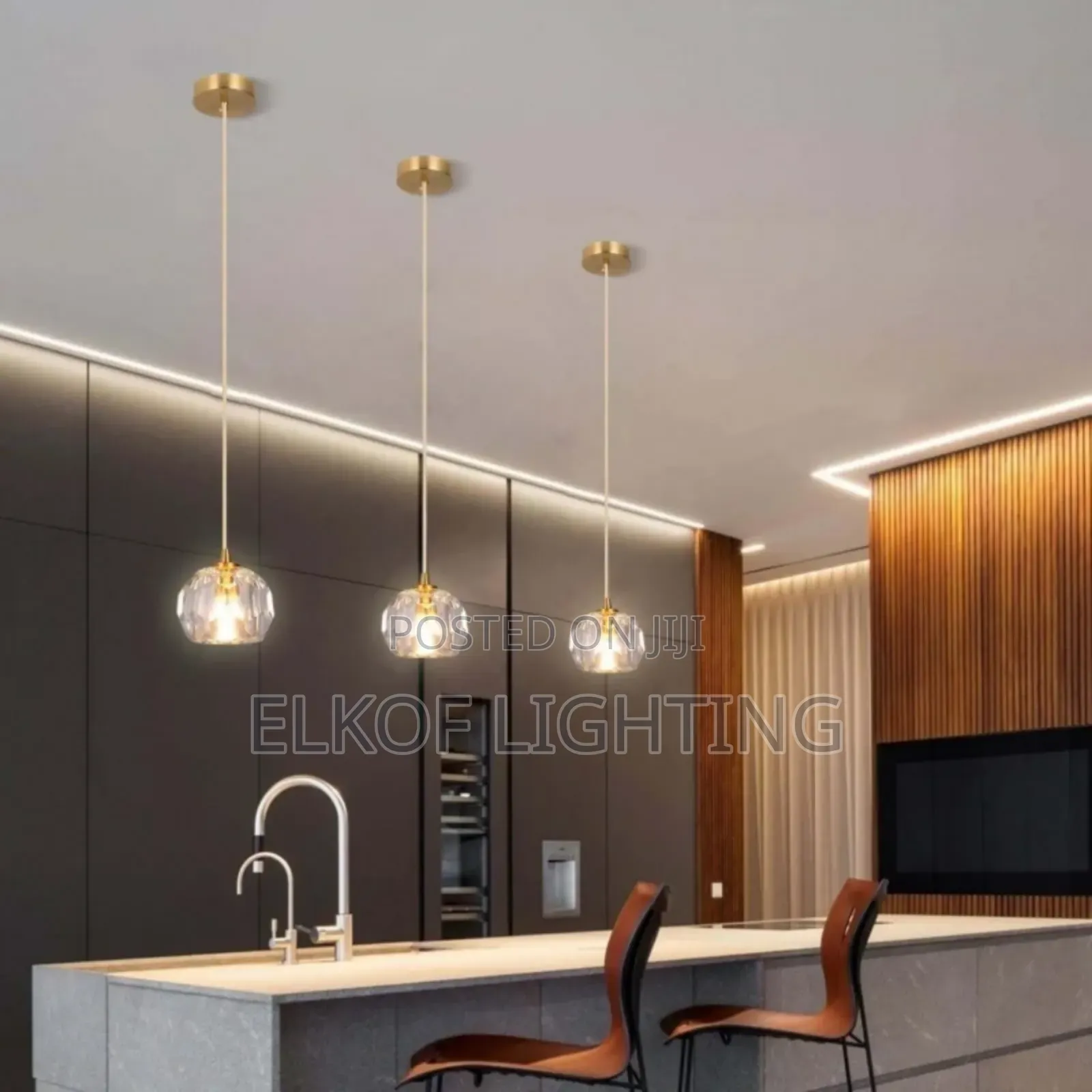 Nordic Crystal Pendand Hanging Ceiling Light