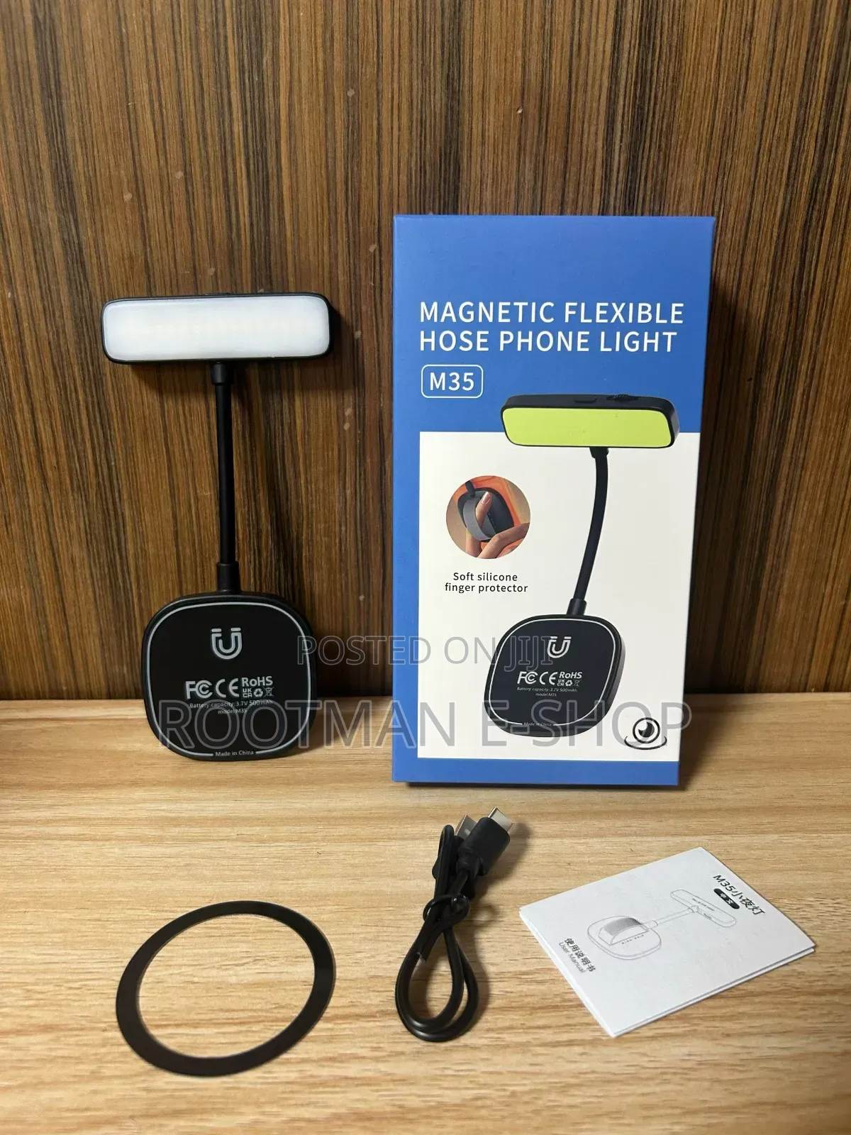 Magnetic Flexible Hose Phone Selfie Light (500mah Battery)