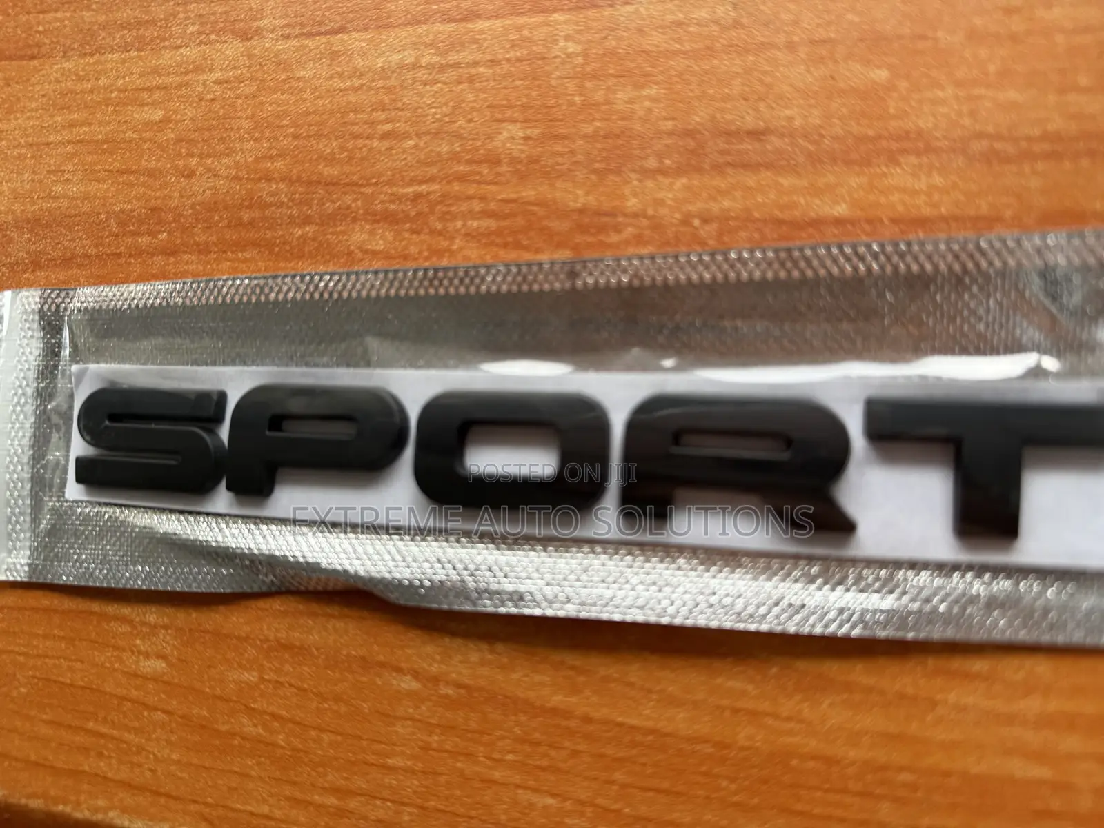 Honda CRV 2025 Black Sport Letter Emblem