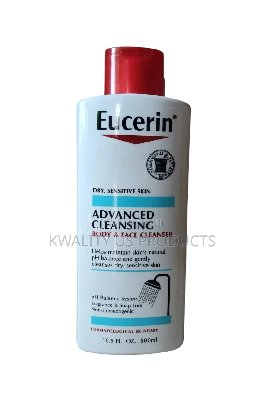 Eucerin Advanced Cleansing Body and Face Cleanser - 500 Ml