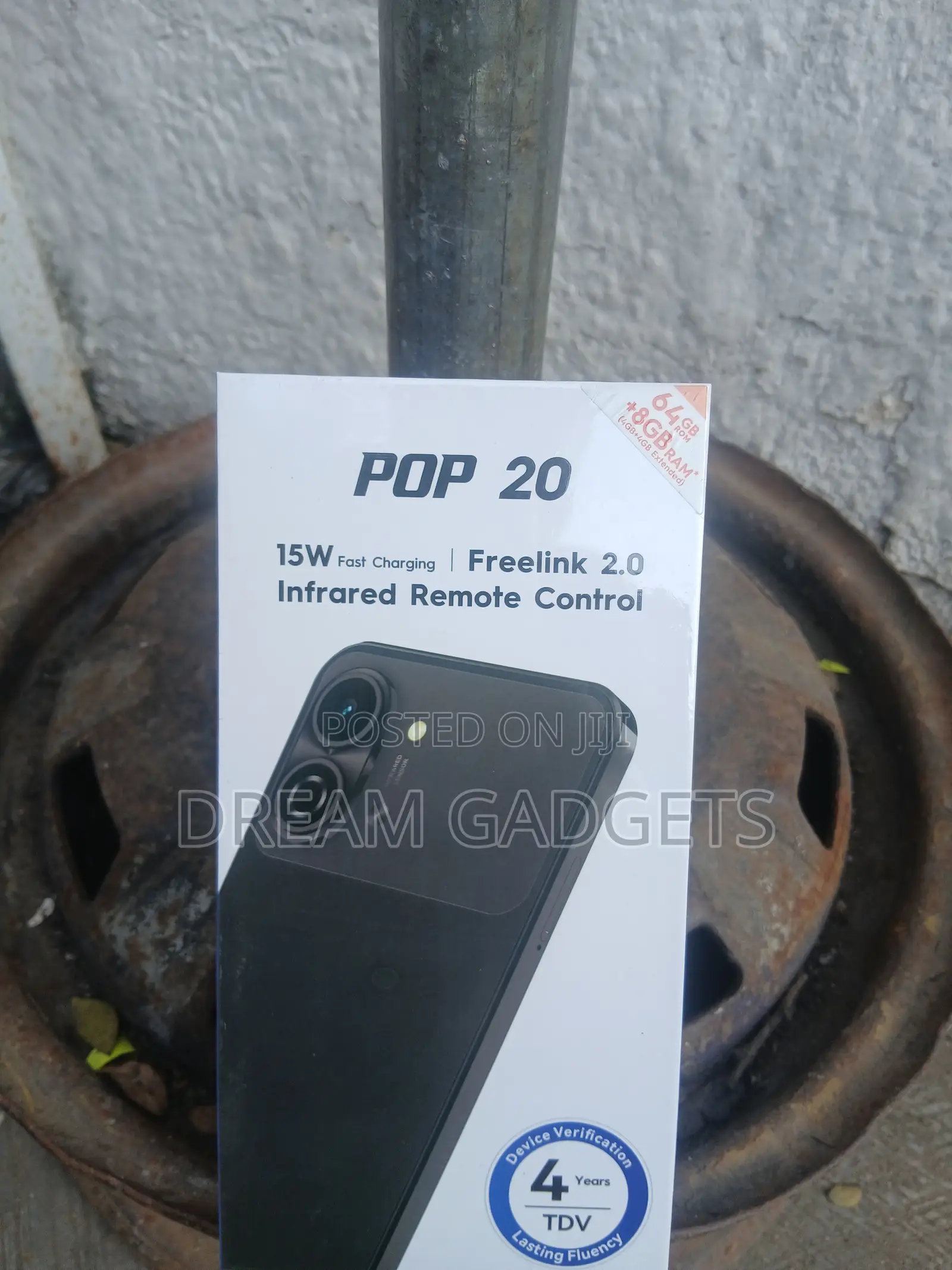 New Tecno Pop 20 64 GB Black