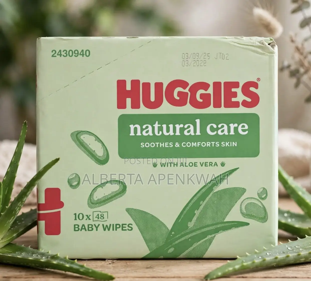 Huggies Wipes Aloe