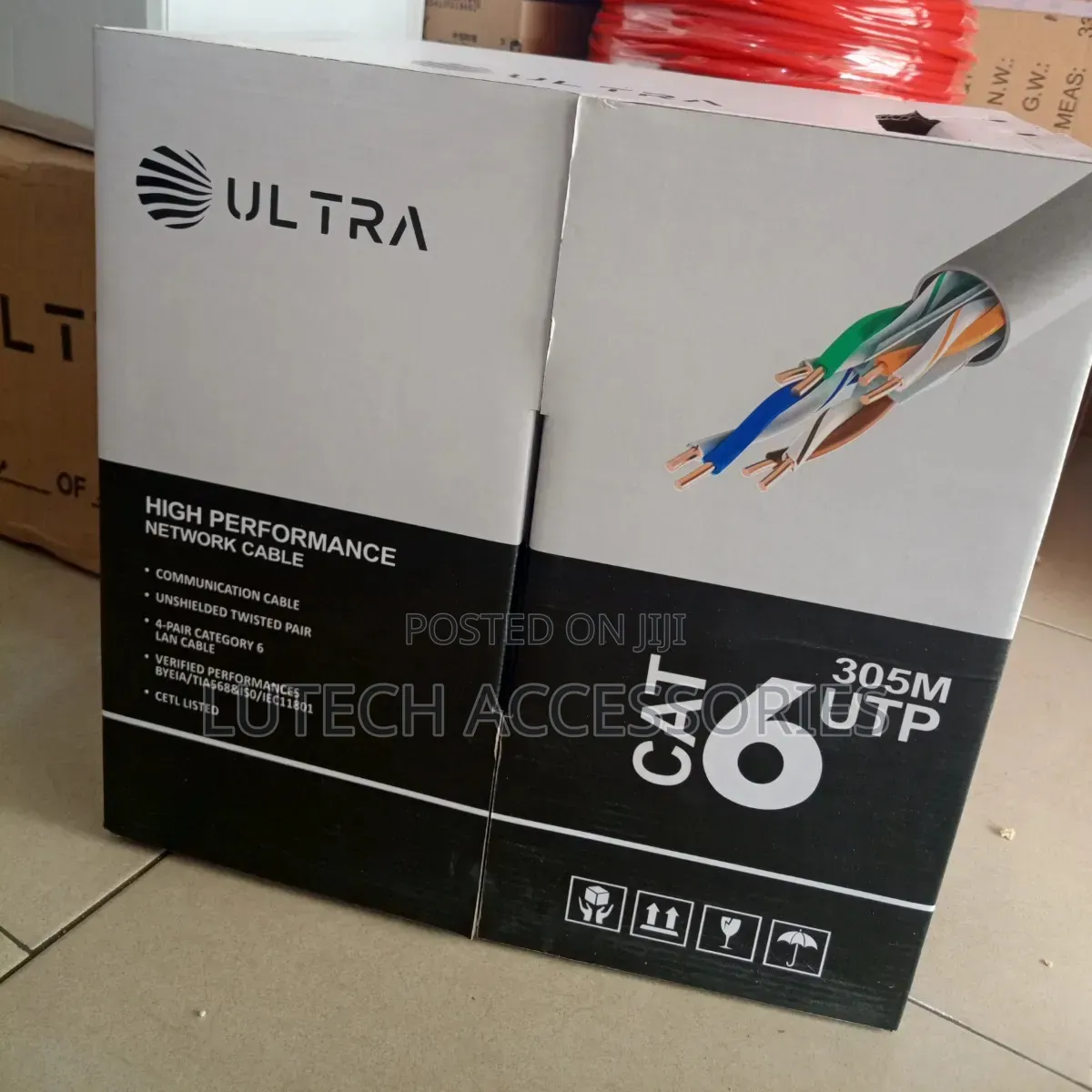 Ultra Indoor Cat6 UTP Cable 305M