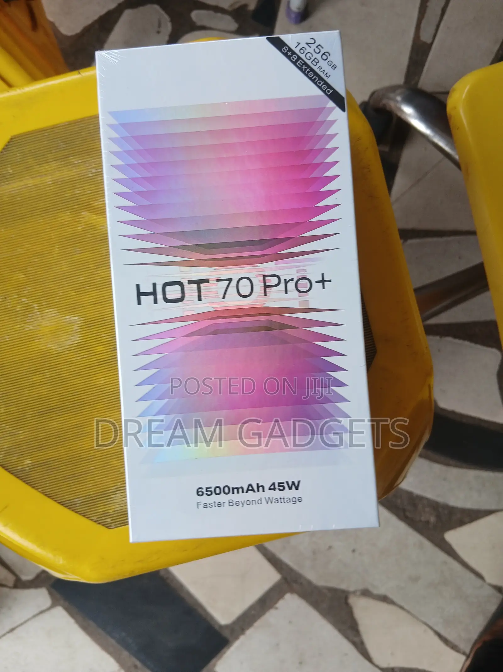 New Infinix Hot 70 Pro 5G+ 256 GB Black