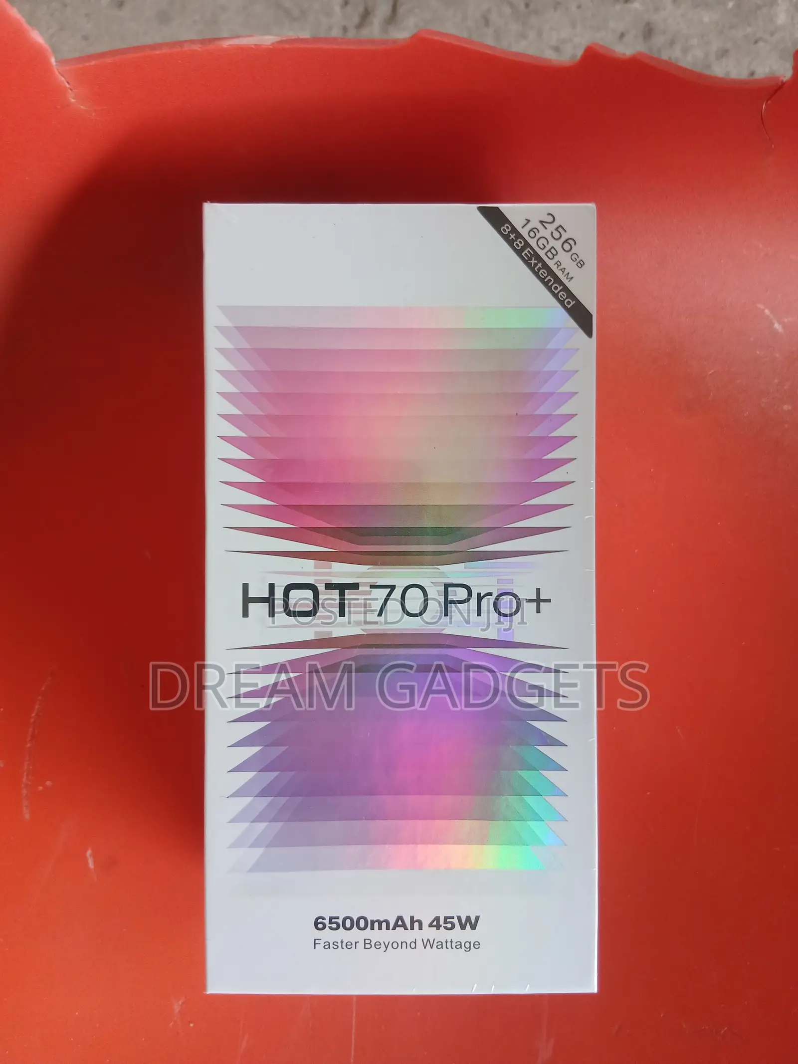 New Infinix Hot 70 Pro 5G+ 256 GB Black