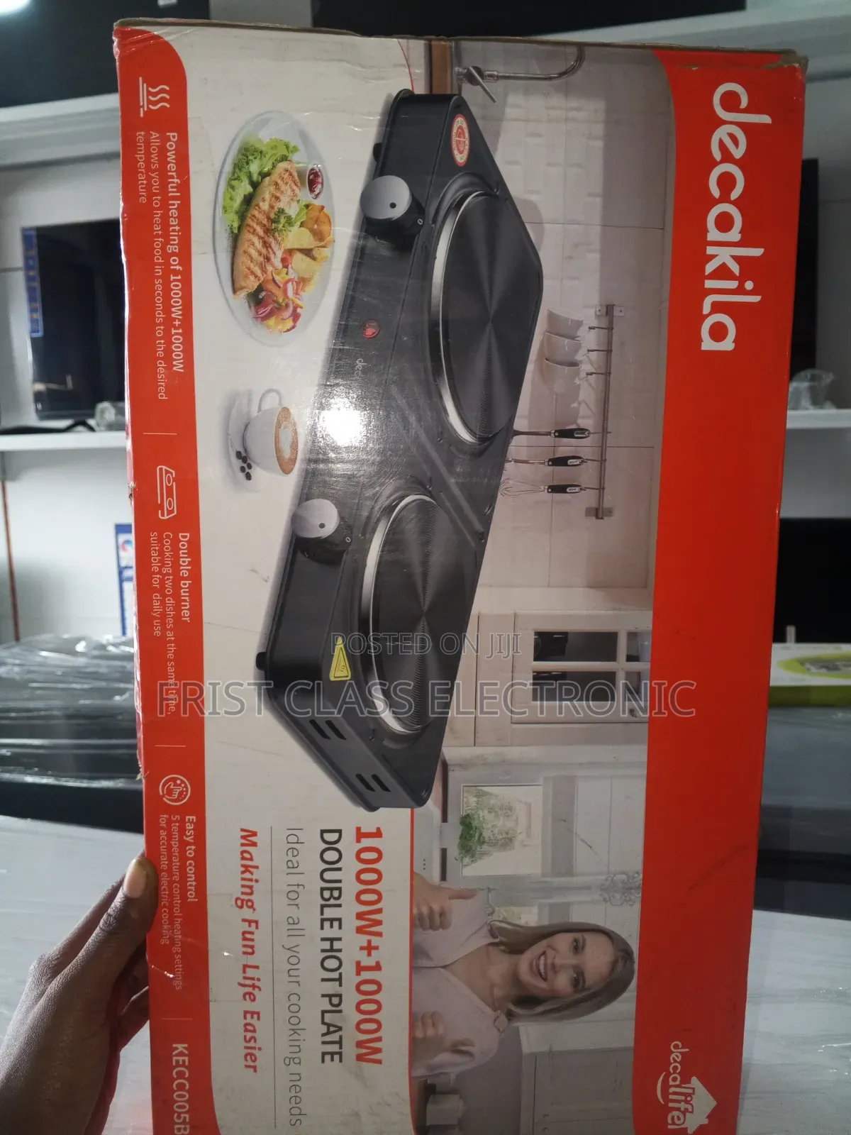 1000W+1000wDecakila Double Hot Plate
