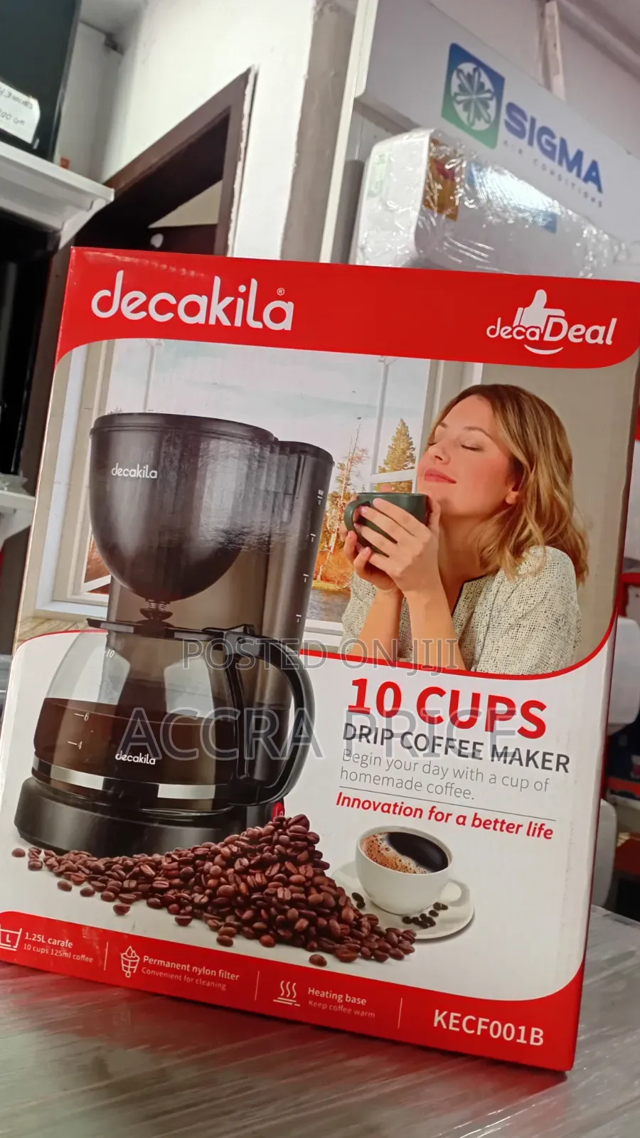 Morning Sweetness Decakila 10cups Drip Coffee Maker