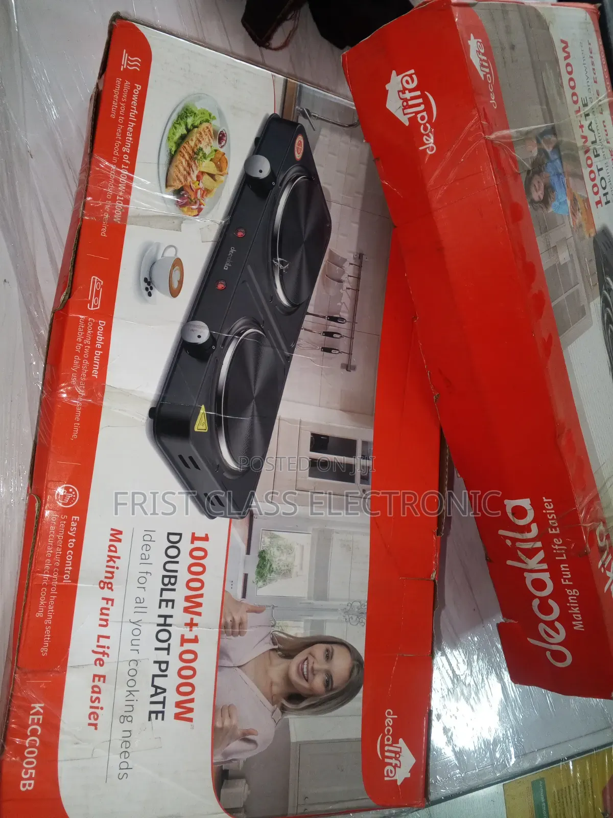 1000W+1000wDecakila Double Hot Plate