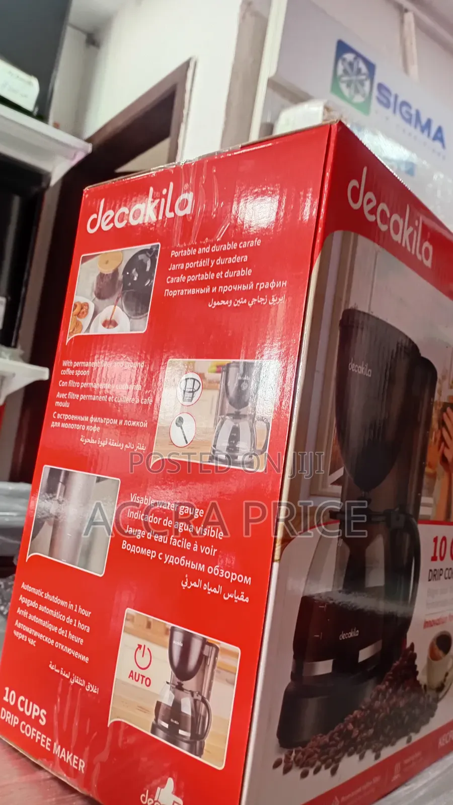 Morning Sweetness Decakila 10cups Drip Coffee Maker