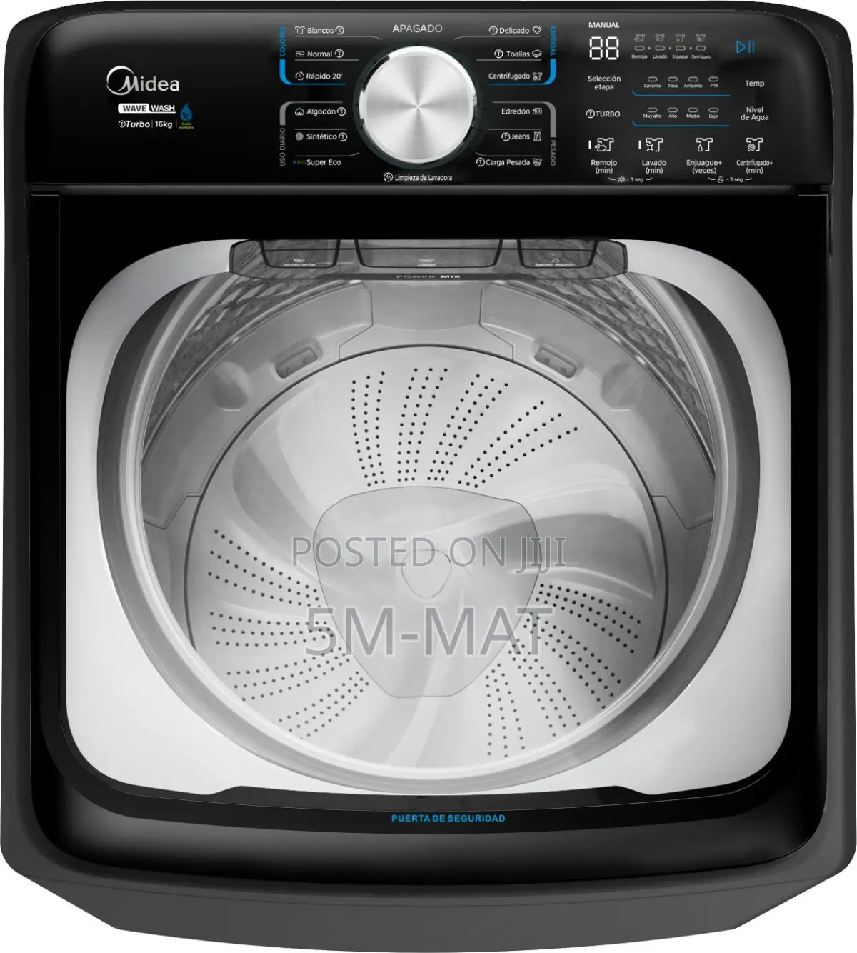 Midea 16kg Top Loader Washing Machine MA512W160-T