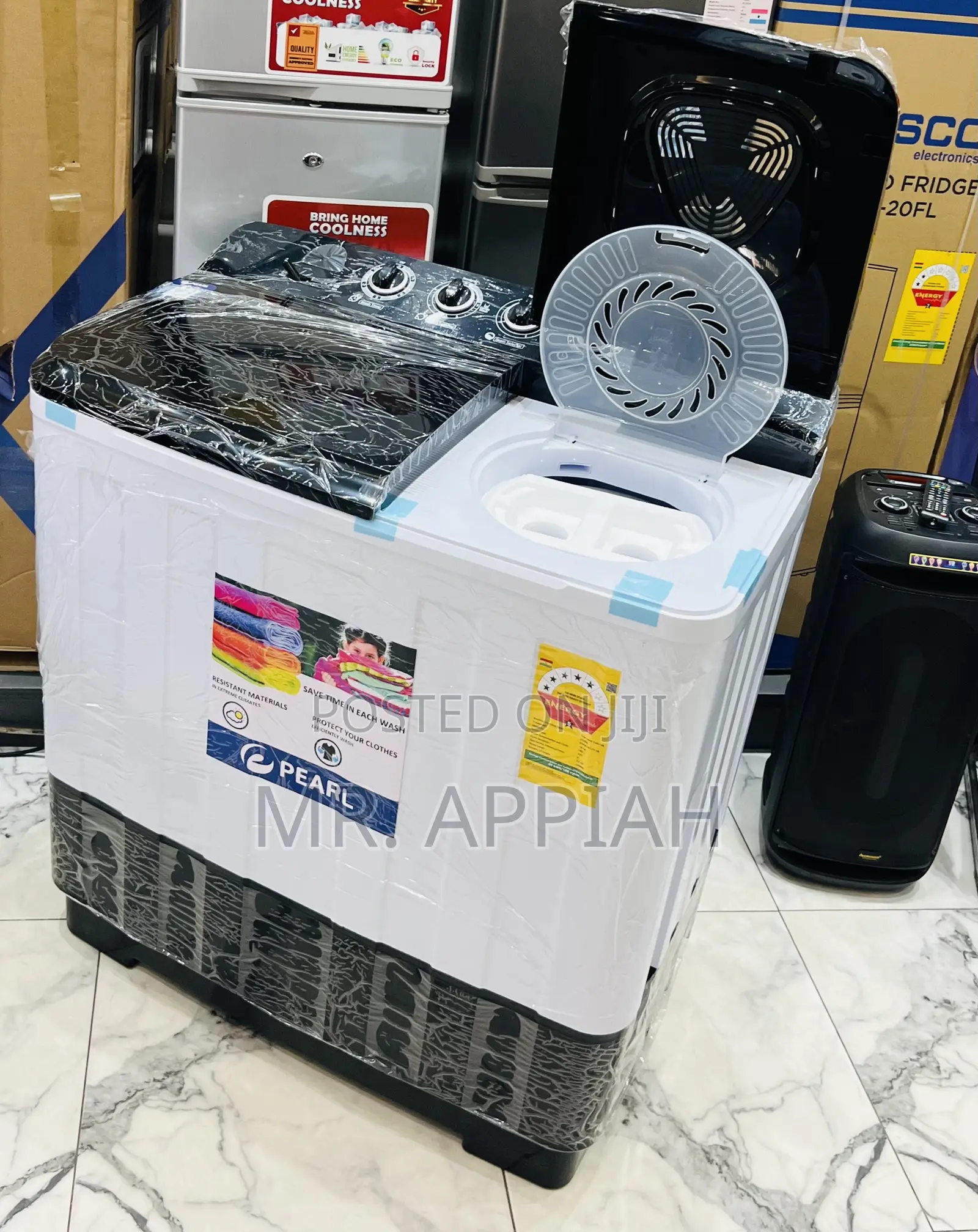 Super Adorable Pearl 18kg Semi-Auto Washing Machine(Spin Dry)