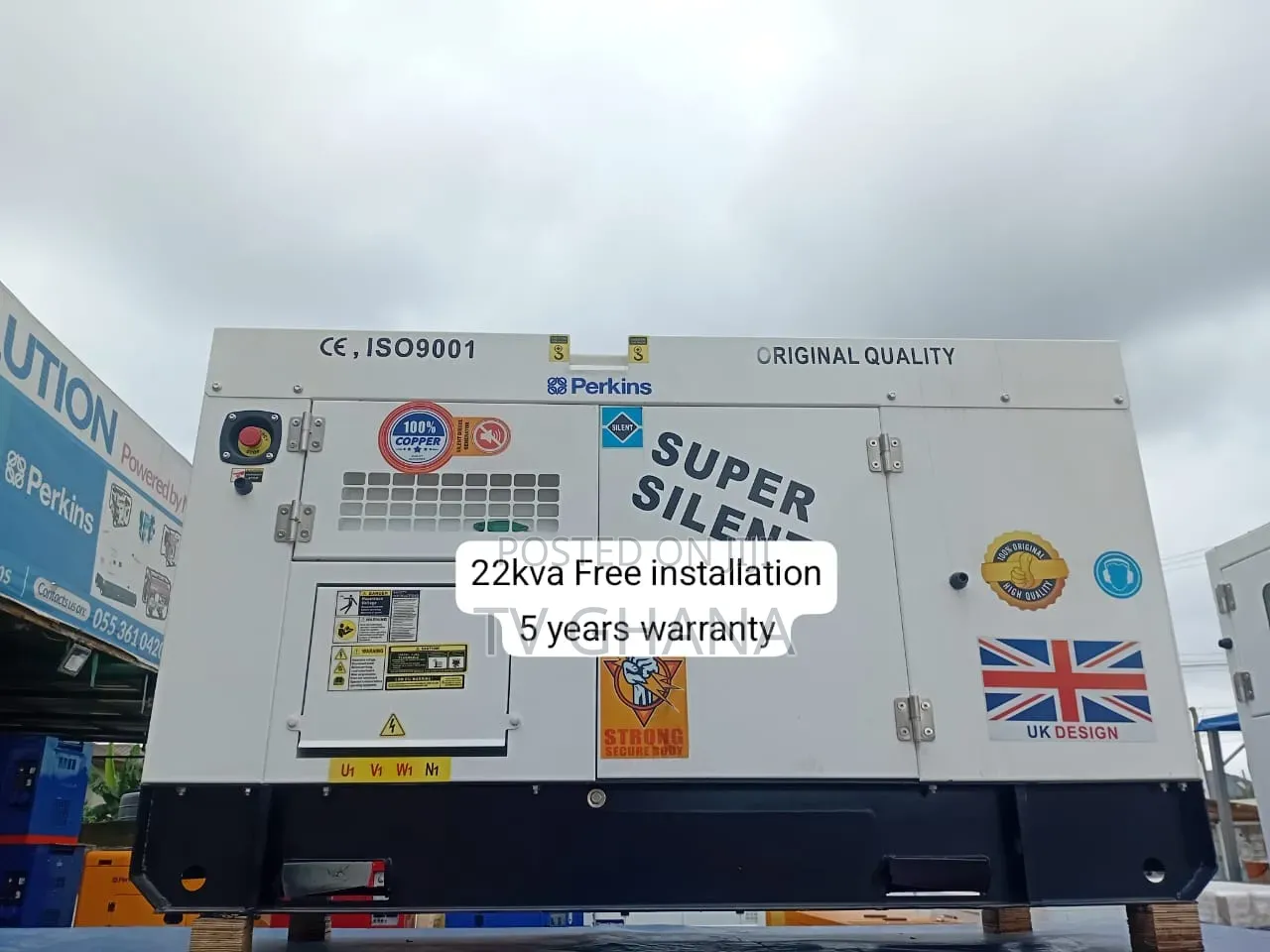 Perkins 22kVA Diesel Genset – Ideal for Shops, Businesses22kva